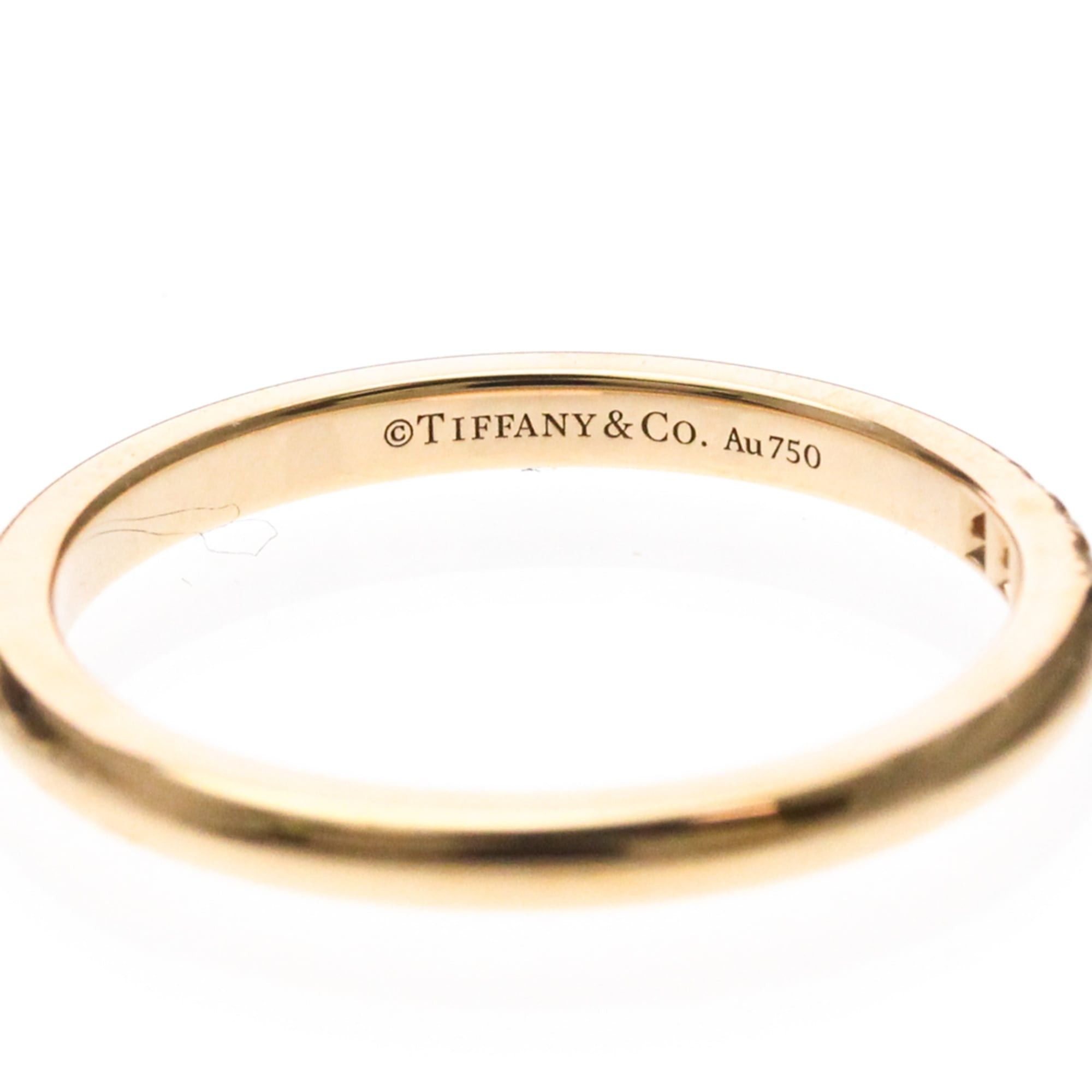 Tiffany & Co. Tiffany Forever Band Ring With 3 Diamonds Pink Gold (18K) Fashion Diamond Band Ring Pink Gold Size ONE SIZE - 8 Thumbnail