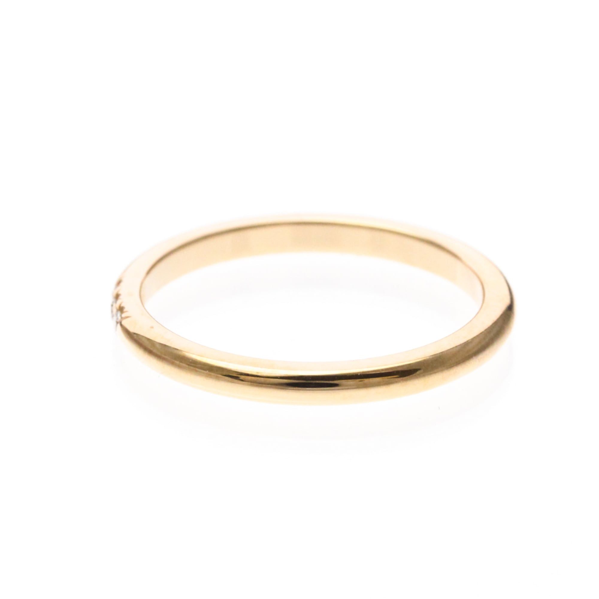 Tiffany & Co. Tiffany Forever Band Ring With 3 Diamonds Pink Gold (18K) Fashion Diamond Band Ring Pink Gold Size ONE SIZE - 2 Thumbnail