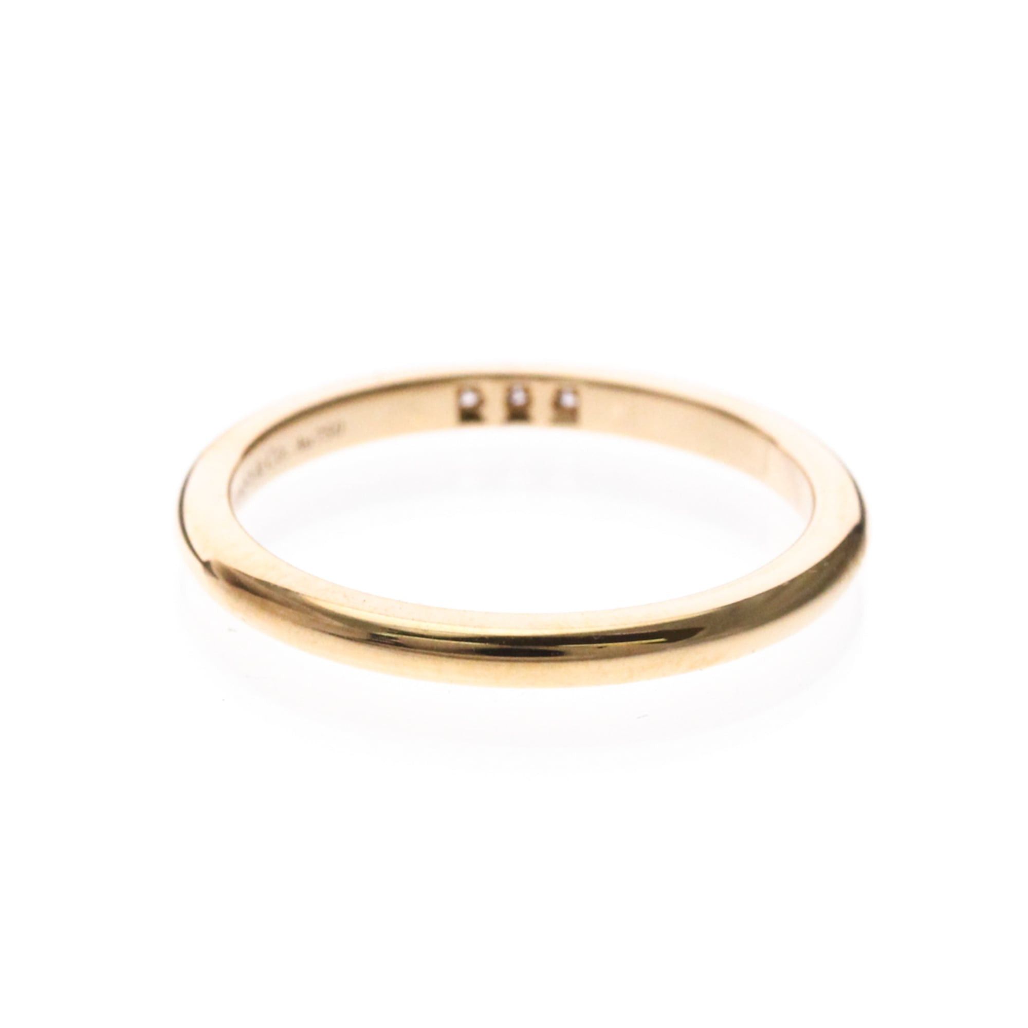 Tiffany & Co. Tiffany Forever Band Ring With 3 Diamonds Pink Gold (18K) Fashion Diamond Band Ring Pink Gold Size ONE SIZE - 3 Thumbnail