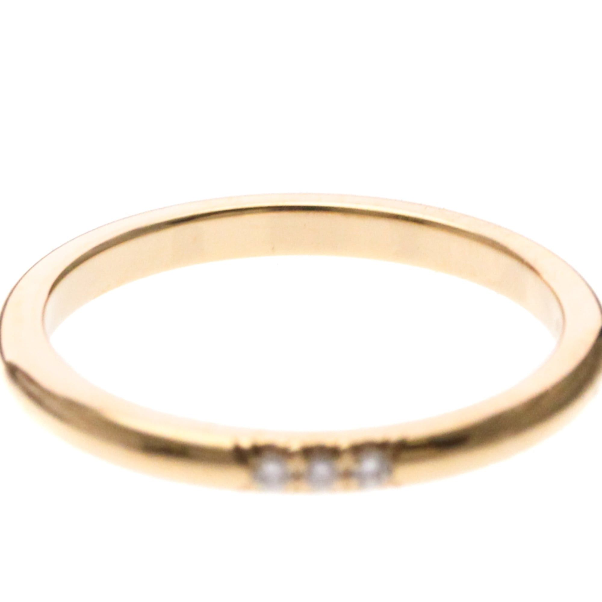 Tiffany & Co. Tiffany Forever Band Ring With 3 Diamonds Pink Gold (18K) Fashion Diamond Band Ring Pink Gold Size ONE SIZE - 5 Thumbnail