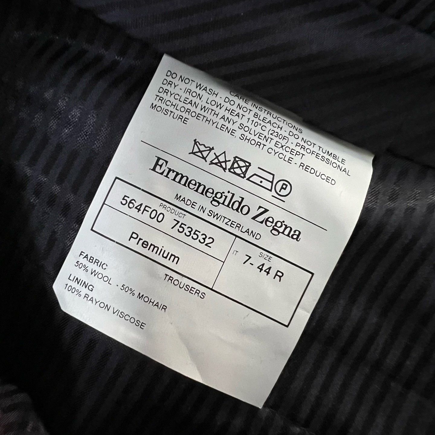 Ermenegildo Zegna Ermenegildo Zegna Blue Formal Trousers 40r Men Size 40R - 3 Thumbnail