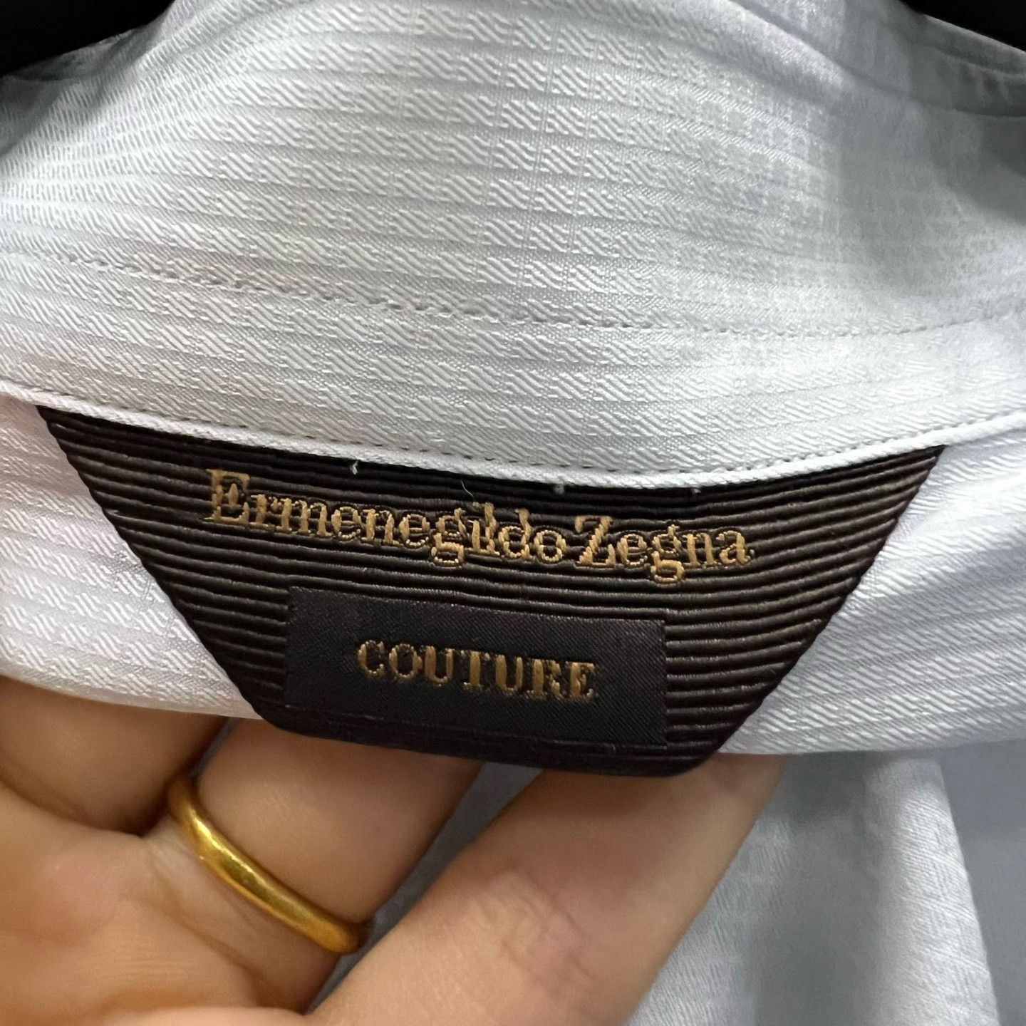 Ermenegildo Zegna Ermenegildo Zegna Plaid Blue Shirt s Men Size US S / EU 44-46 / 1 - 5 Thumbnail