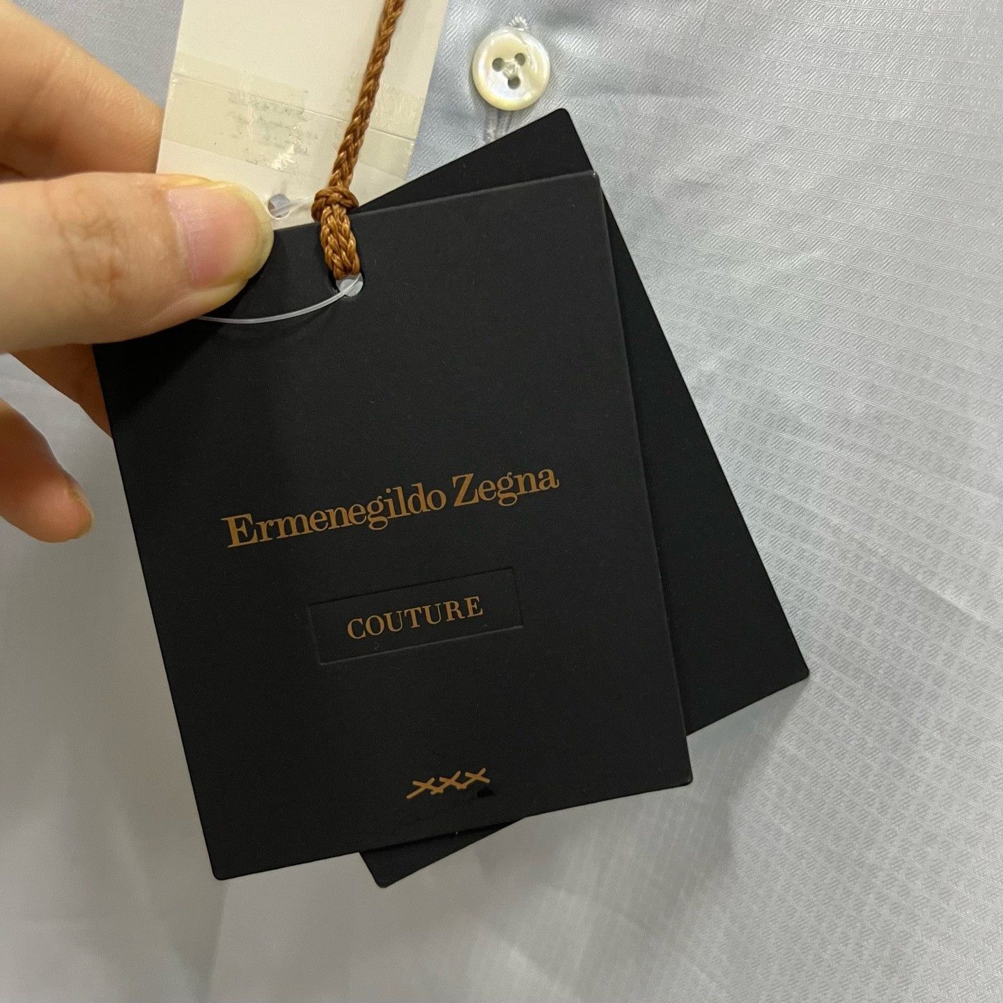 Ermenegildo Zegna Ermenegildo Zegna Plaid Blue Shirt s Men Size US S / EU 44-46 / 1 - 2 Thumbnail