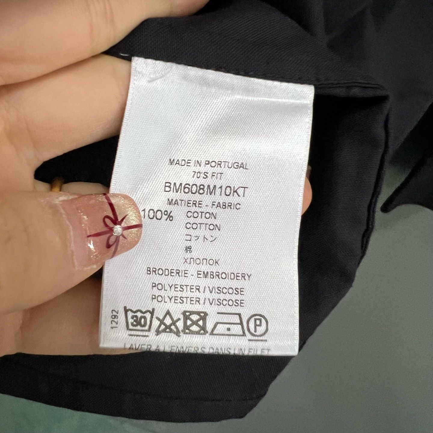 Givenchy Givenchy Retro Embroidered Black Shirt xxs Men Size US XXS / EU 40 - 4 Thumbnail