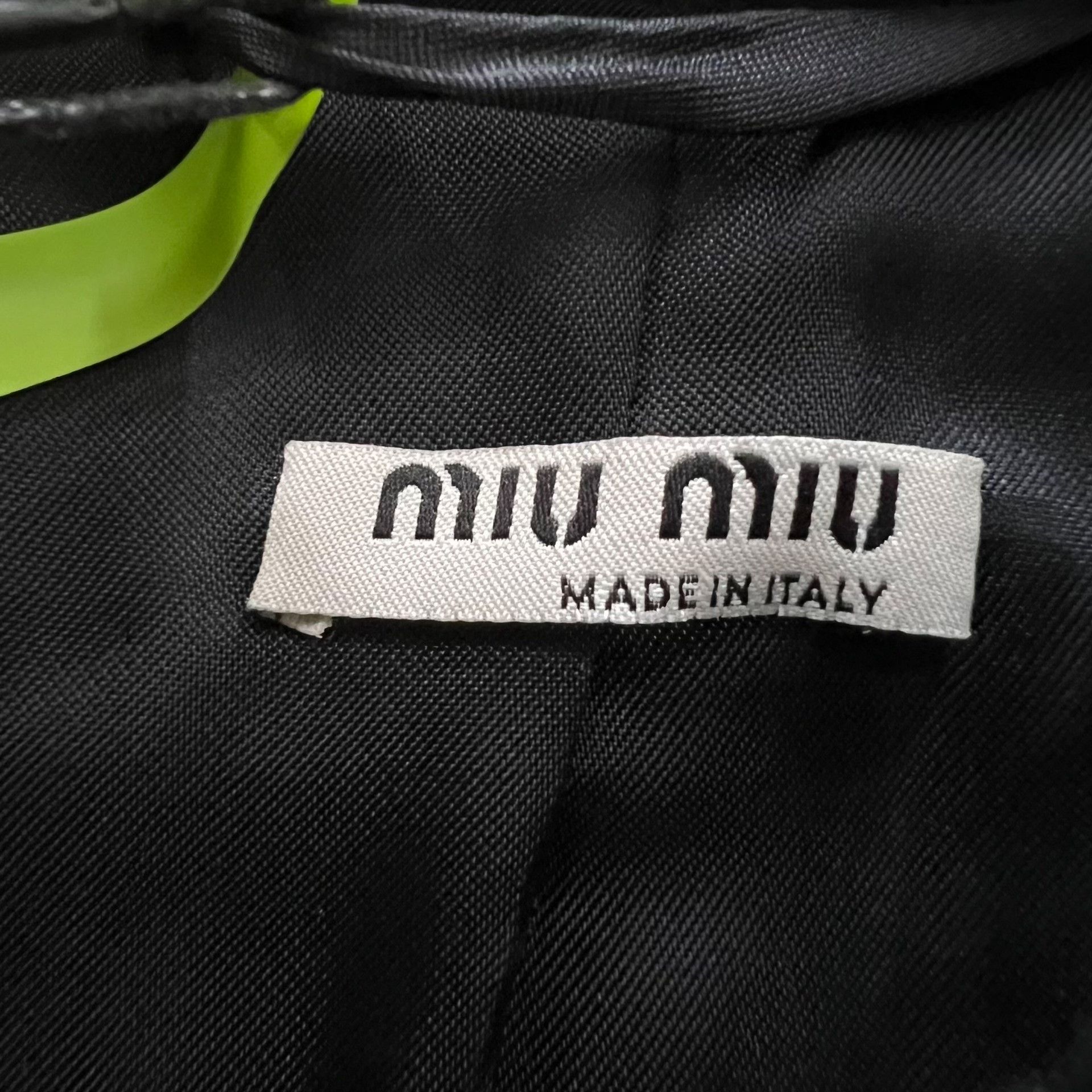 Miu Miu Miu Miu Black Coat it_38 Women Size XS / US 0-2 / IT 36-38 - 4 Thumbnail