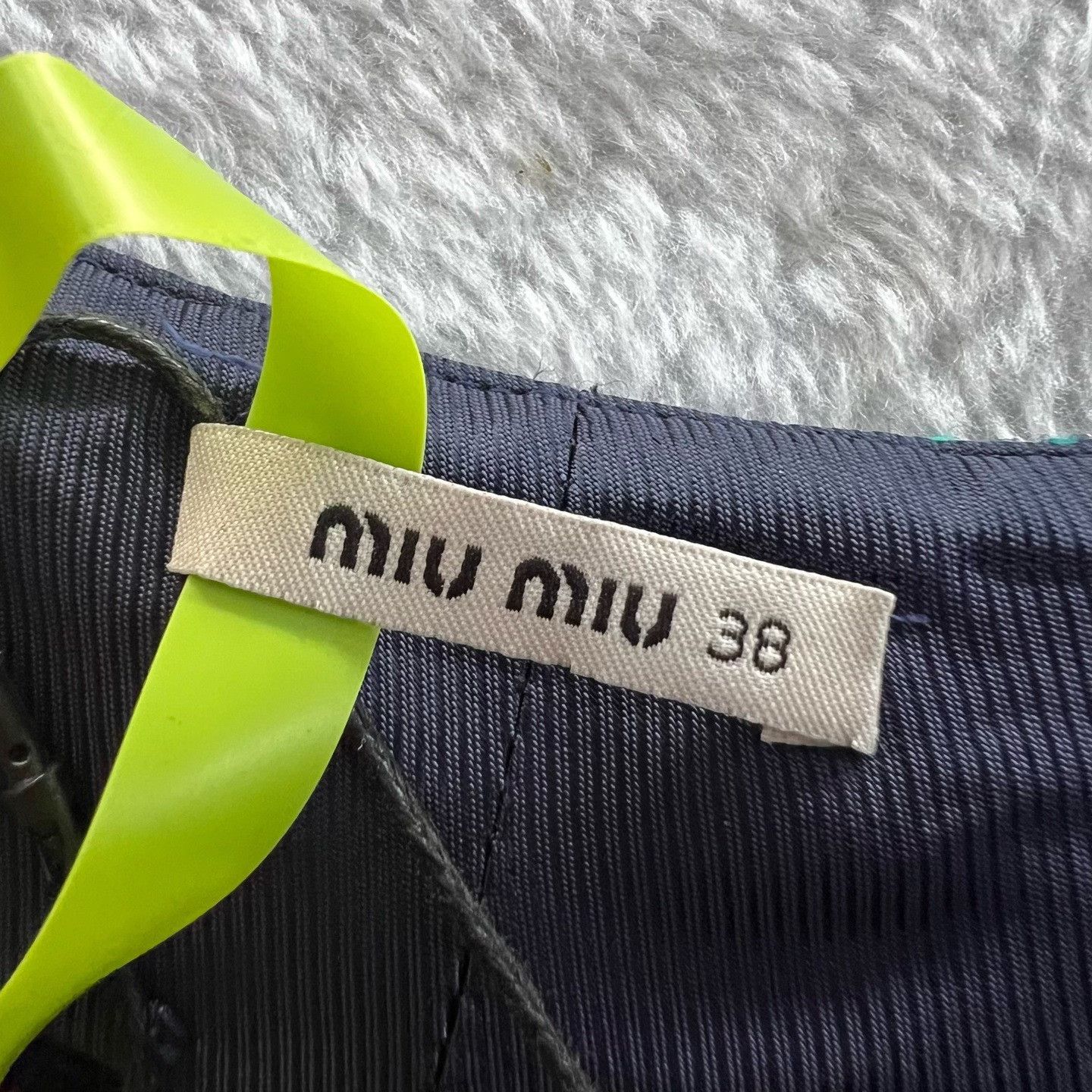 Miu Miu Miu Miu Plaid Skirt 38 Women Size 38" / US 16 / IT 52 - 3 Thumbnail