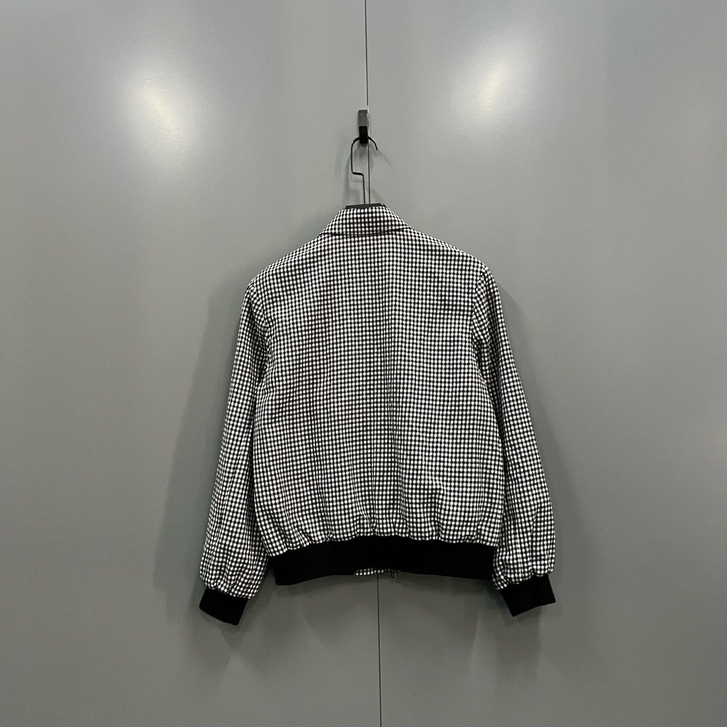 Miu Miu Miu Miu Retro Plaid Black Jacket it_38 Women Size XS / US 0-2 / IT 36-38 - 2 Thumbnail