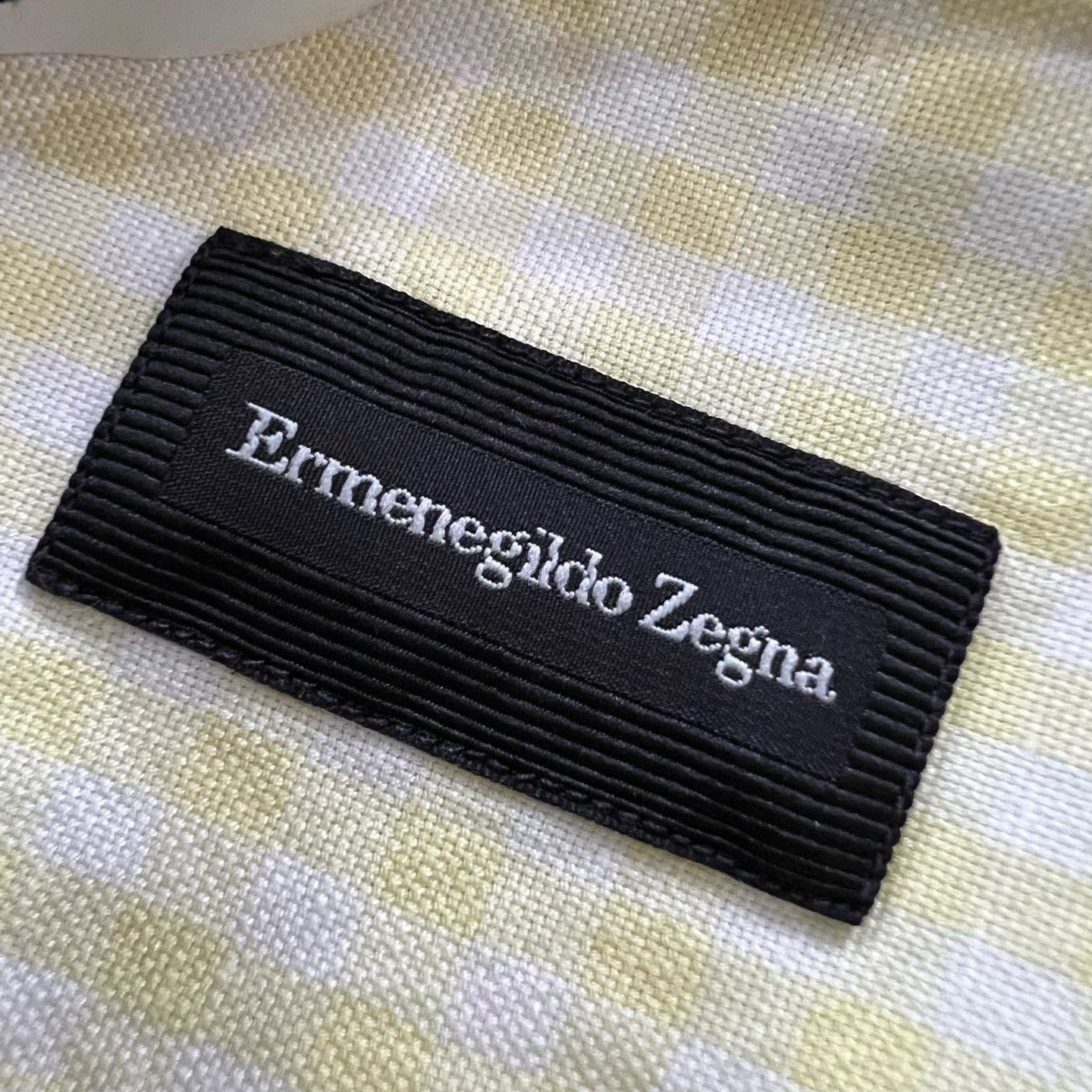 Ermenegildo Zegna Ermenegildo Zegna Plaid Yellow Shirt xl Men Size US XL / EU 56 / 4 - 4 Thumbnail