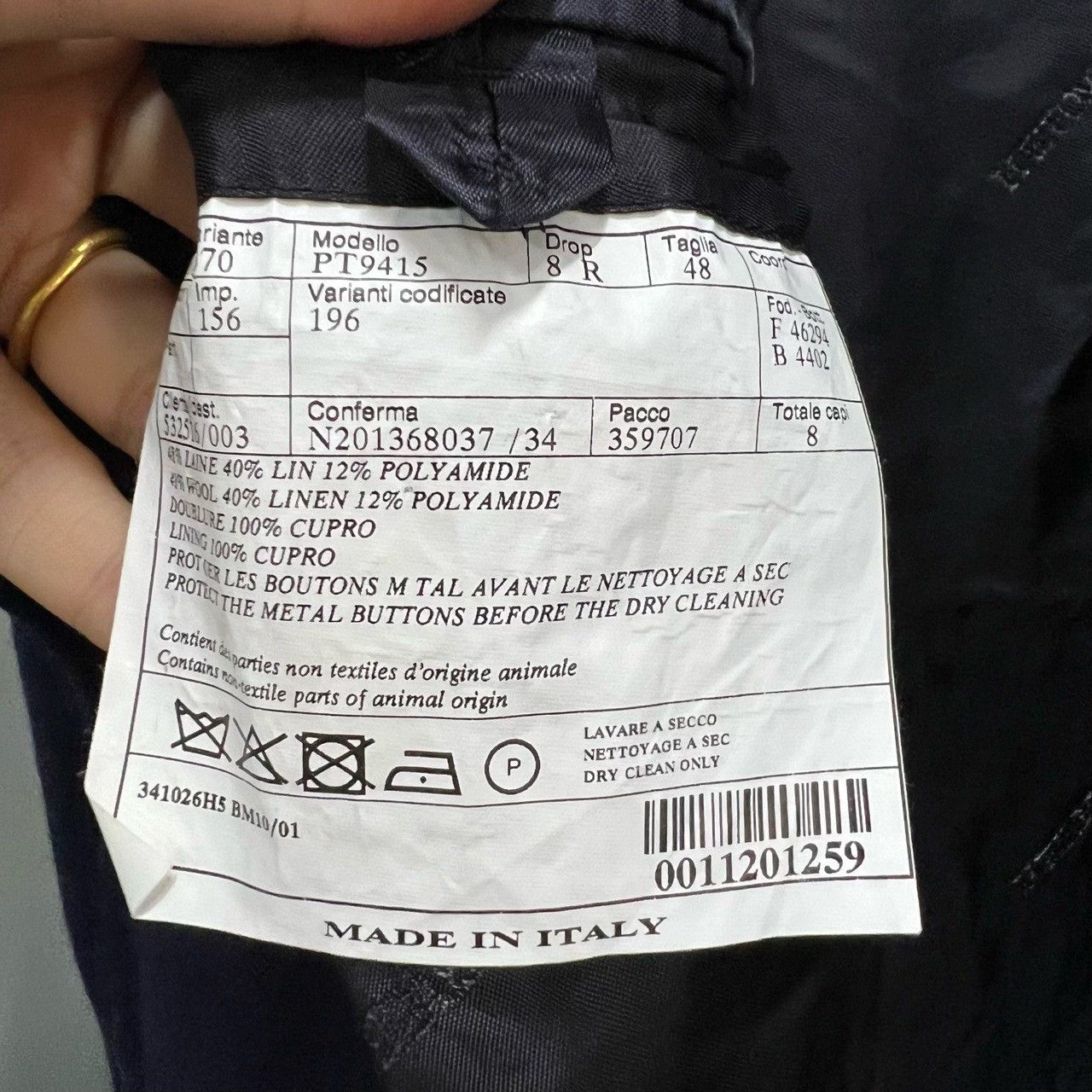 Hermes Hermes Blue Heavy Coat m Men Size US M / EU 48-50 / 2 - 4 Thumbnail