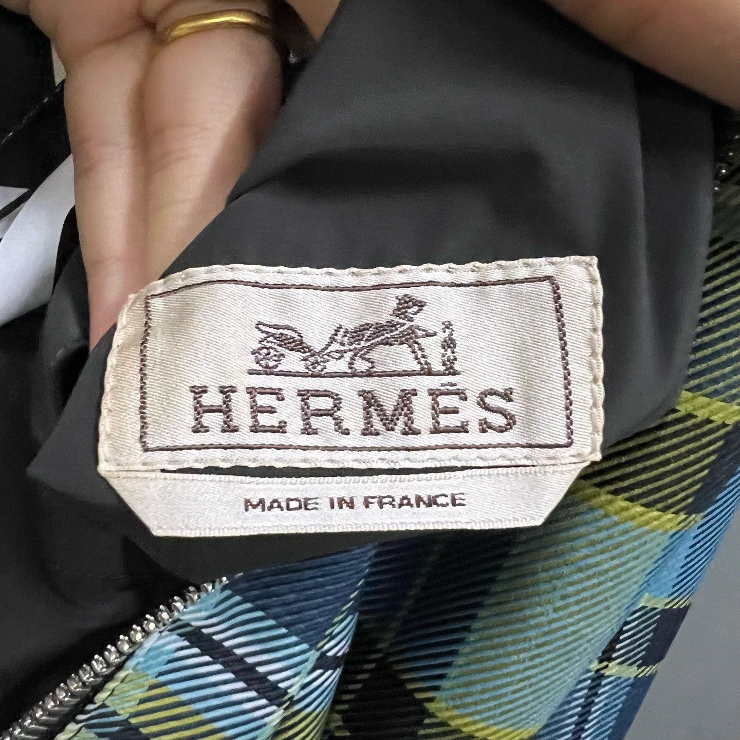 Hermes Hermes Plaid Light Jacket l Men Size US L / EU 52-54 / 3 - 4 Thumbnail
