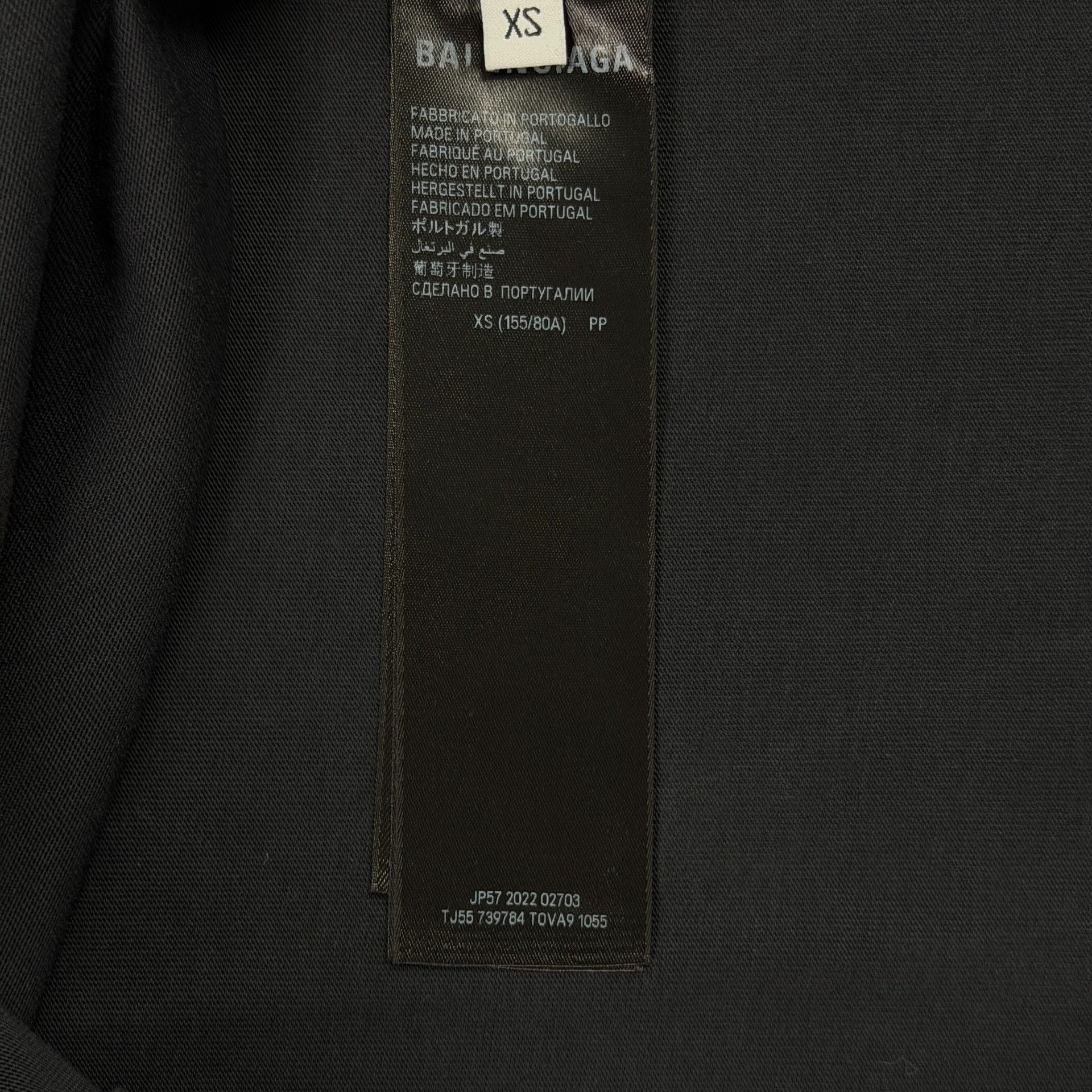 Balenciaga Balenciaga Tape Logo Distressed T-Shirt XS Size US XS / EU 42 / 0 - 7 Thumbnail