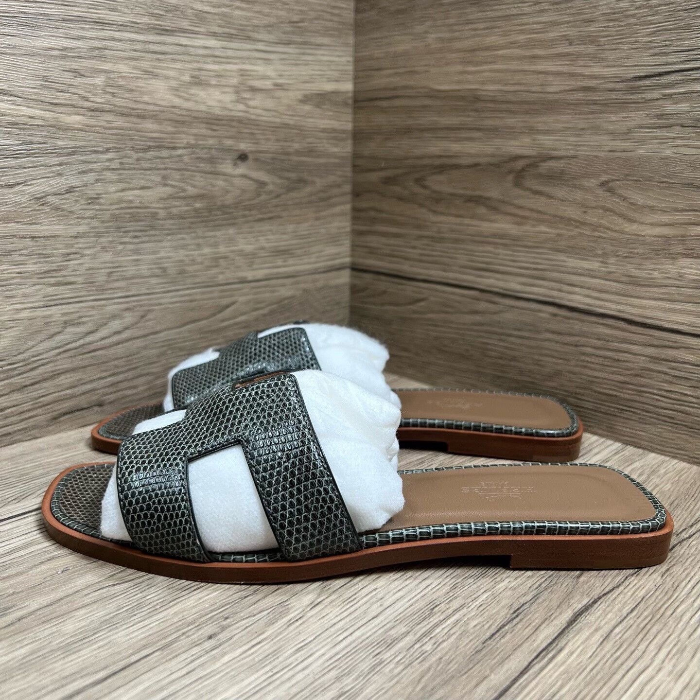 Hermes Hermes Green Sandals us_8 Women Size US 8 / IT 38 - 2 Thumbnail