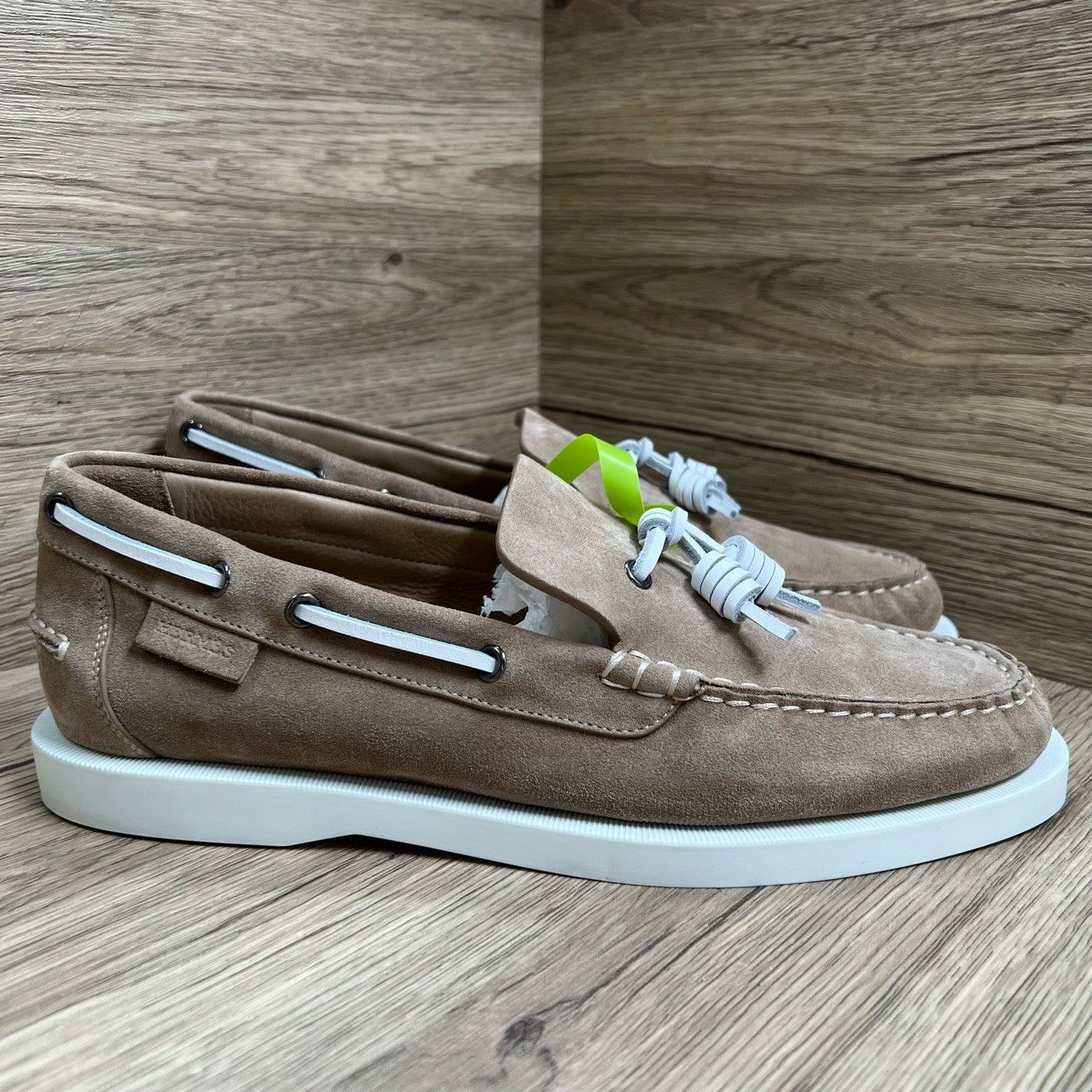 Hermes Hermes White Slip Ons 7 Men Size US 7 / EU 40 - 3 Thumbnail