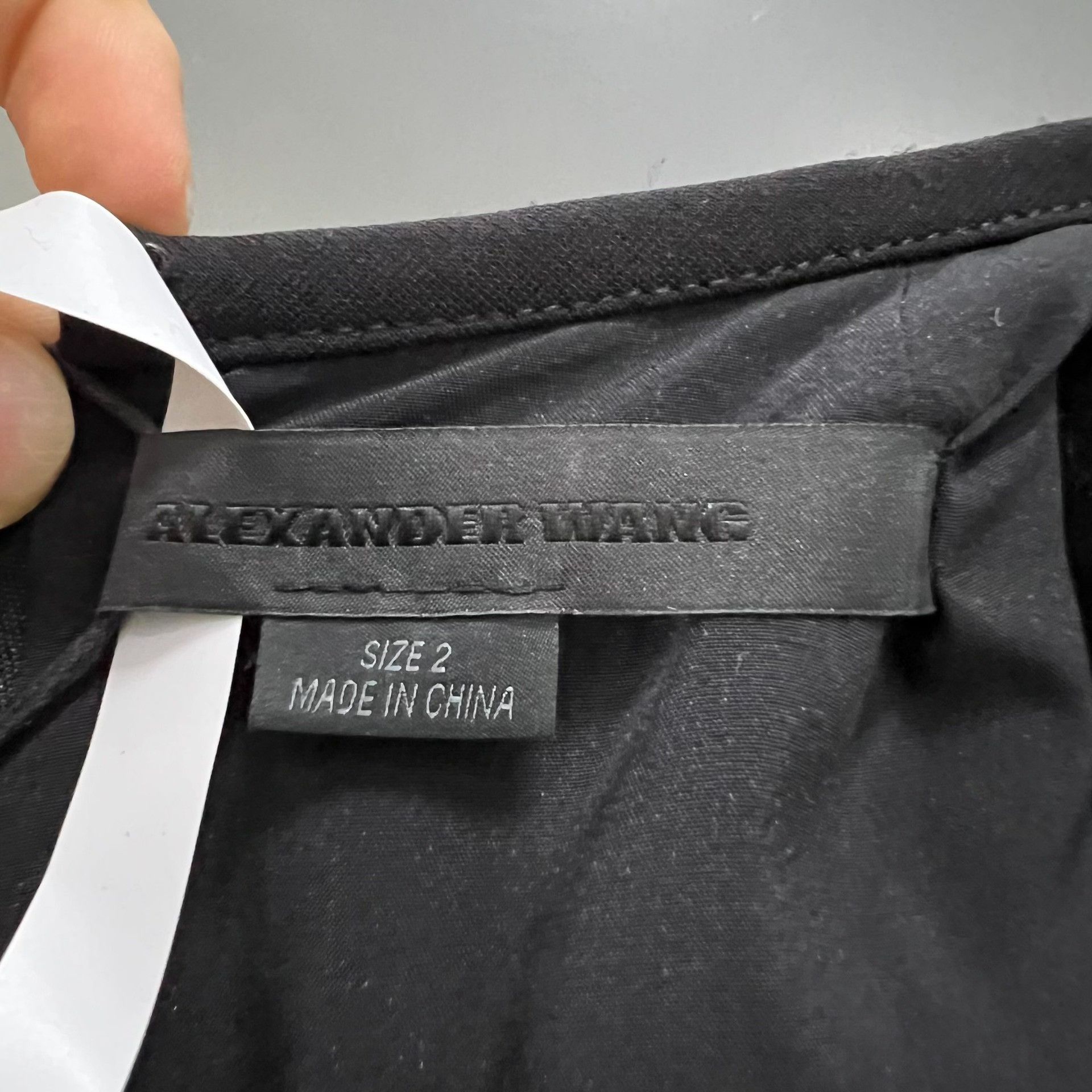 Alexander Wang Alexander Wang Patchwork Black Dress it_38 Women Size XS / US 0-2 / IT 36-38 - 3 Thumbnail