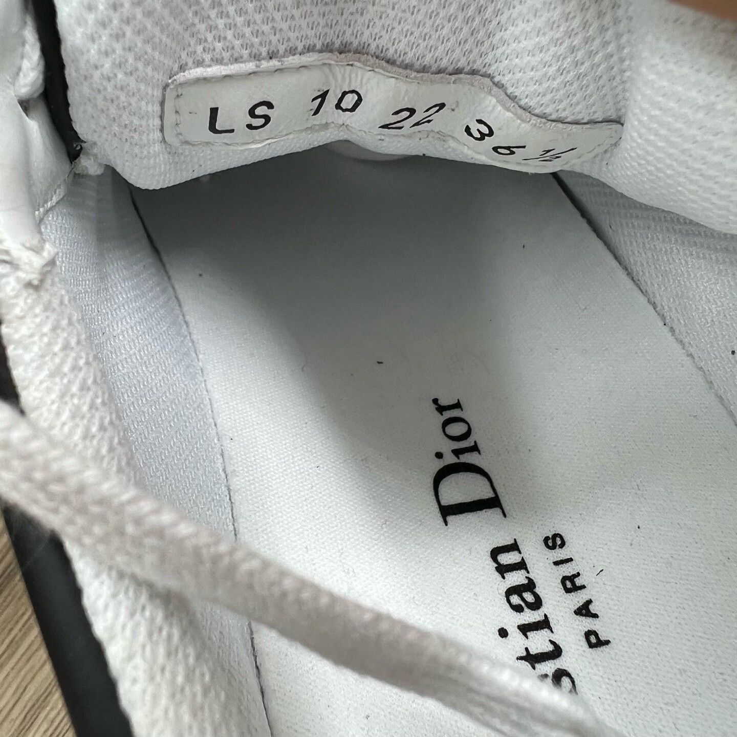Dior Dior Black Lowtop Sneakers us_5 Women Size US 5 / IT 35 - 7 Thumbnail