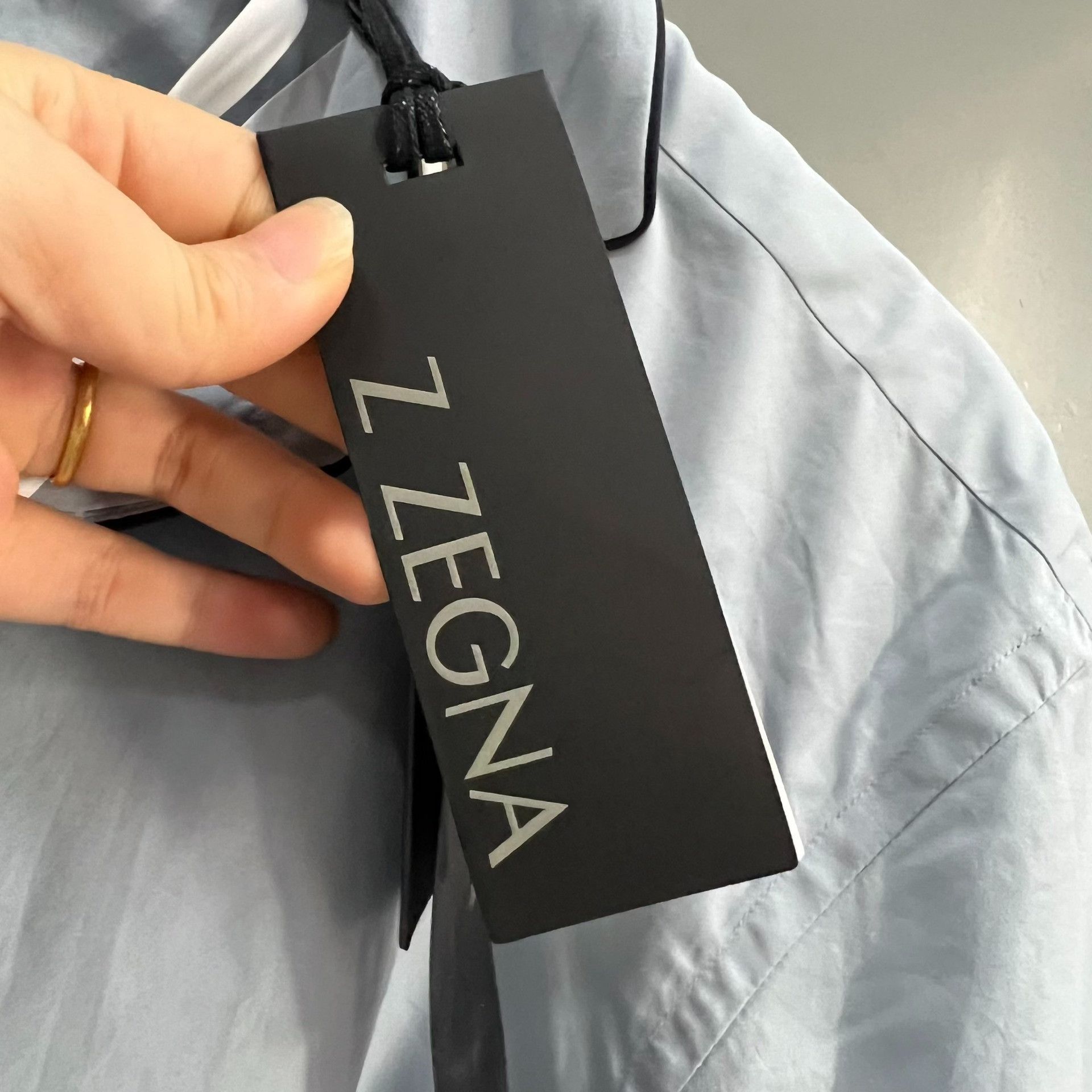 Ermenegildo Zegna Ermenegildo Zegna Blue Shirt xxs Men Size US XXS / EU 40 - 4 Thumbnail