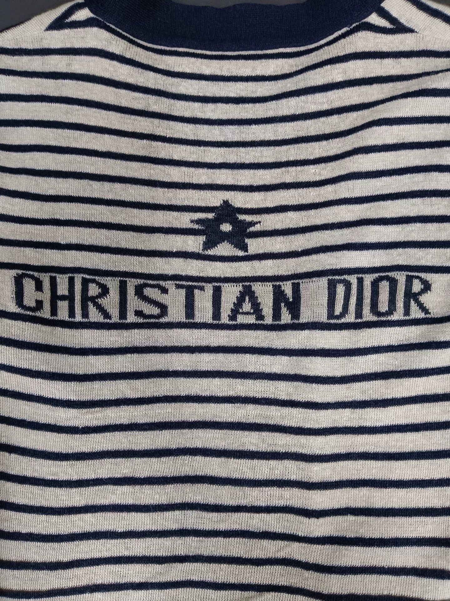 Dior Dior Striped Star Logo Knit Cardigan FR 34 Size XS / US 0-2 / IT 36-38 - 6 Thumbnail