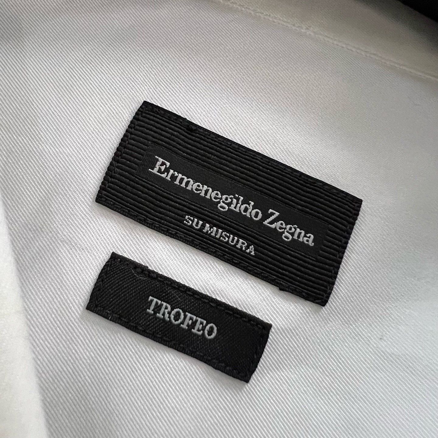 Ermenegildo Zegna Ermenegildo Zegna White Shirt m Men Size US M / EU 48-50 / 2 - 2 Thumbnail