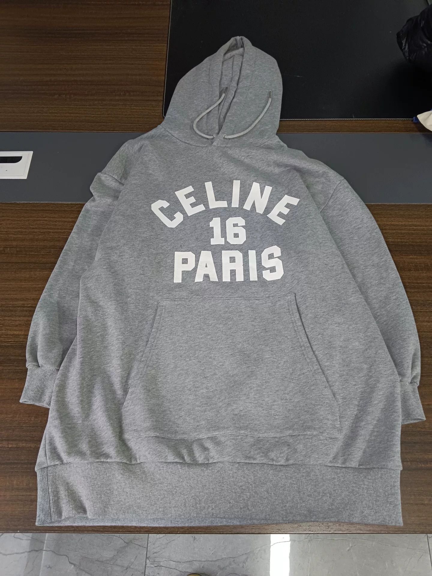 Celine Celine 16 Paris Logo Hoodie XS Size US XS / EU 42 / 0 - 2 Thumbnail