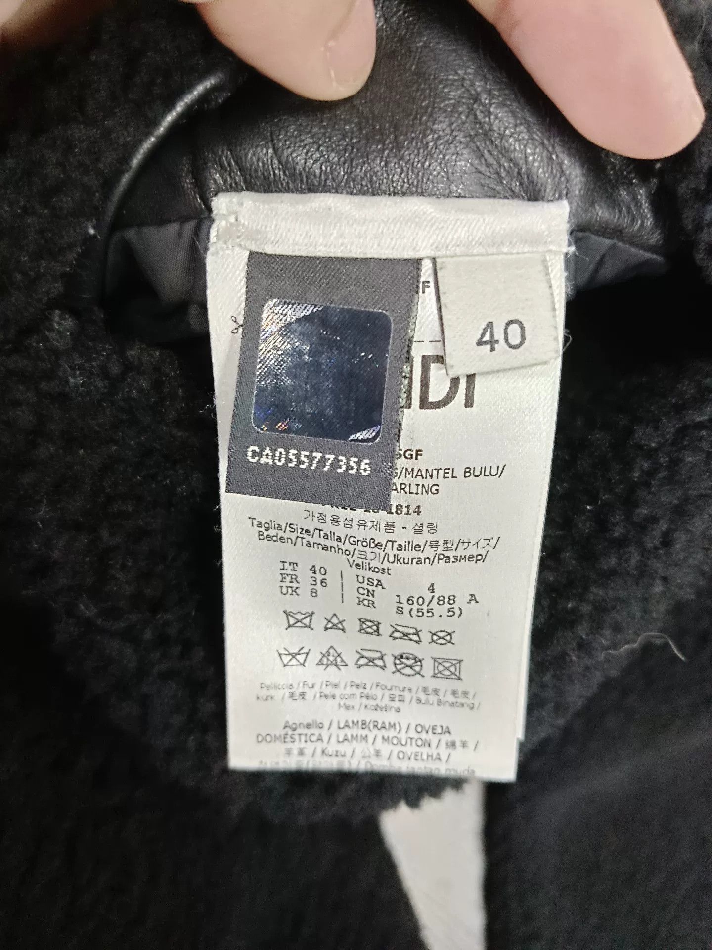 Fendi Fendi Reversible Shearling Logo Jacket IT 40 Size S / US 4 / IT 40 - 8 Thumbnail