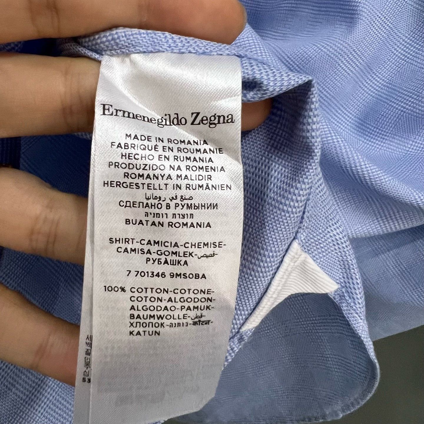 Ermenegildo Zegna Ermenegildo Zegna Plaid Blue Light Jacket xs Men Size US XS / EU 42 / 0 - 4 Thumbnail