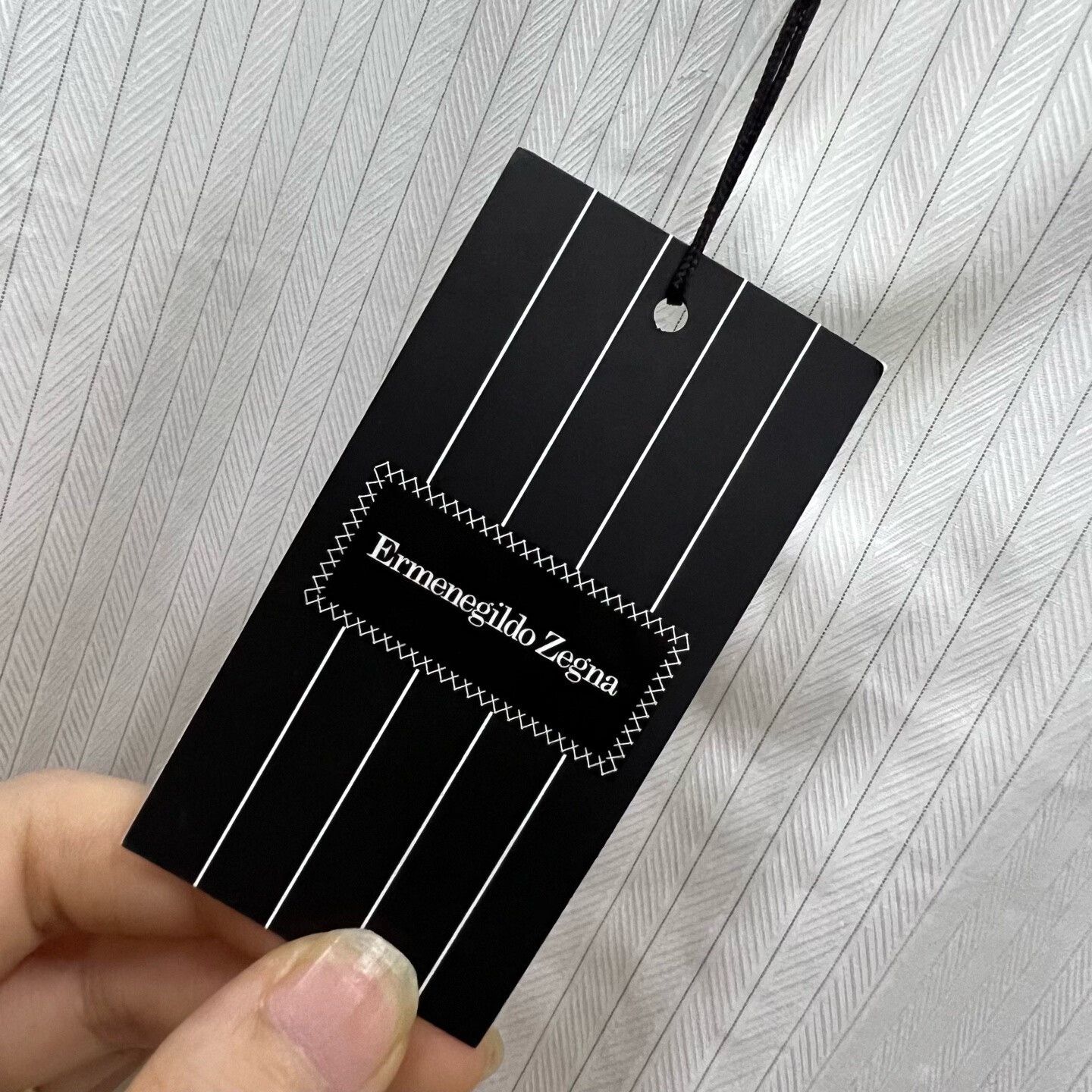 Ermenegildo Zegna Ermenegildo Zegna Striped White Shirt s Men Size US S / EU 44-46 / 1 - 2 Thumbnail