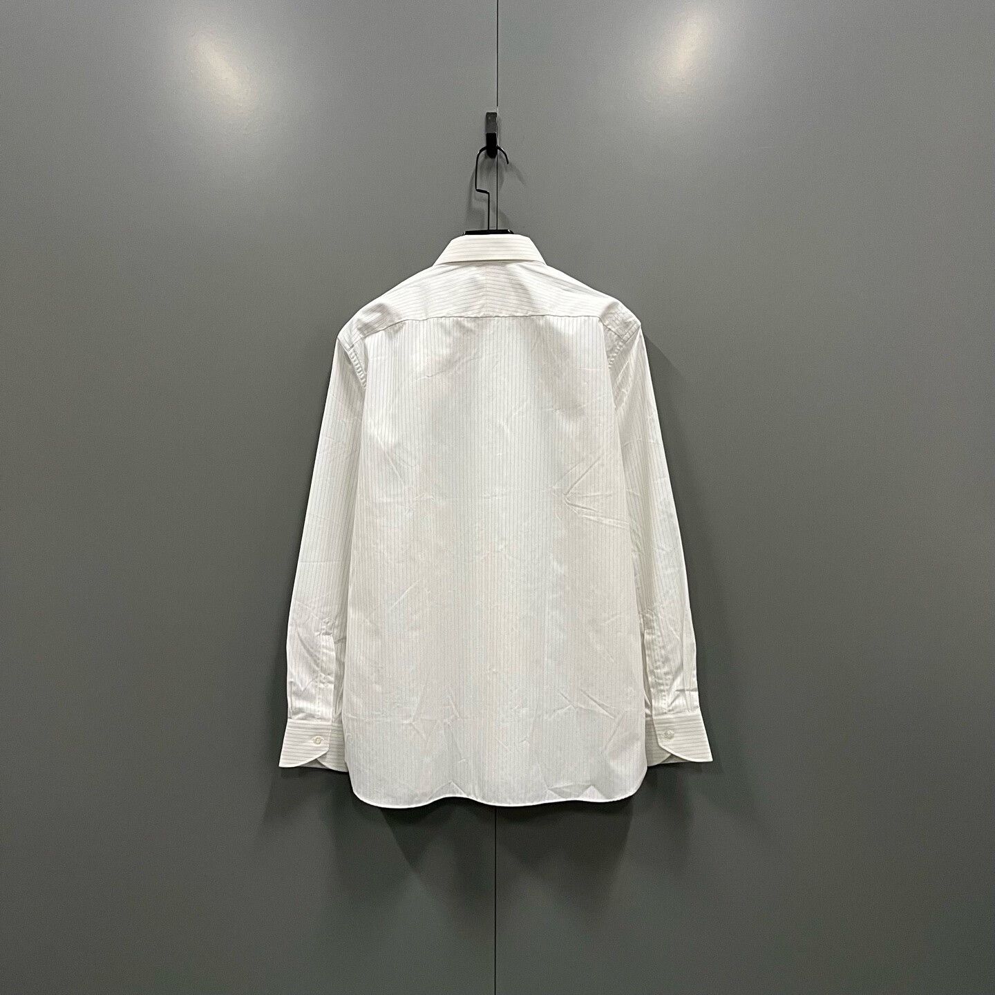 Ermenegildo Zegna Ermenegildo Zegna Striped White Shirt s Men Size US S / EU 44-46 / 1 - 4 Thumbnail