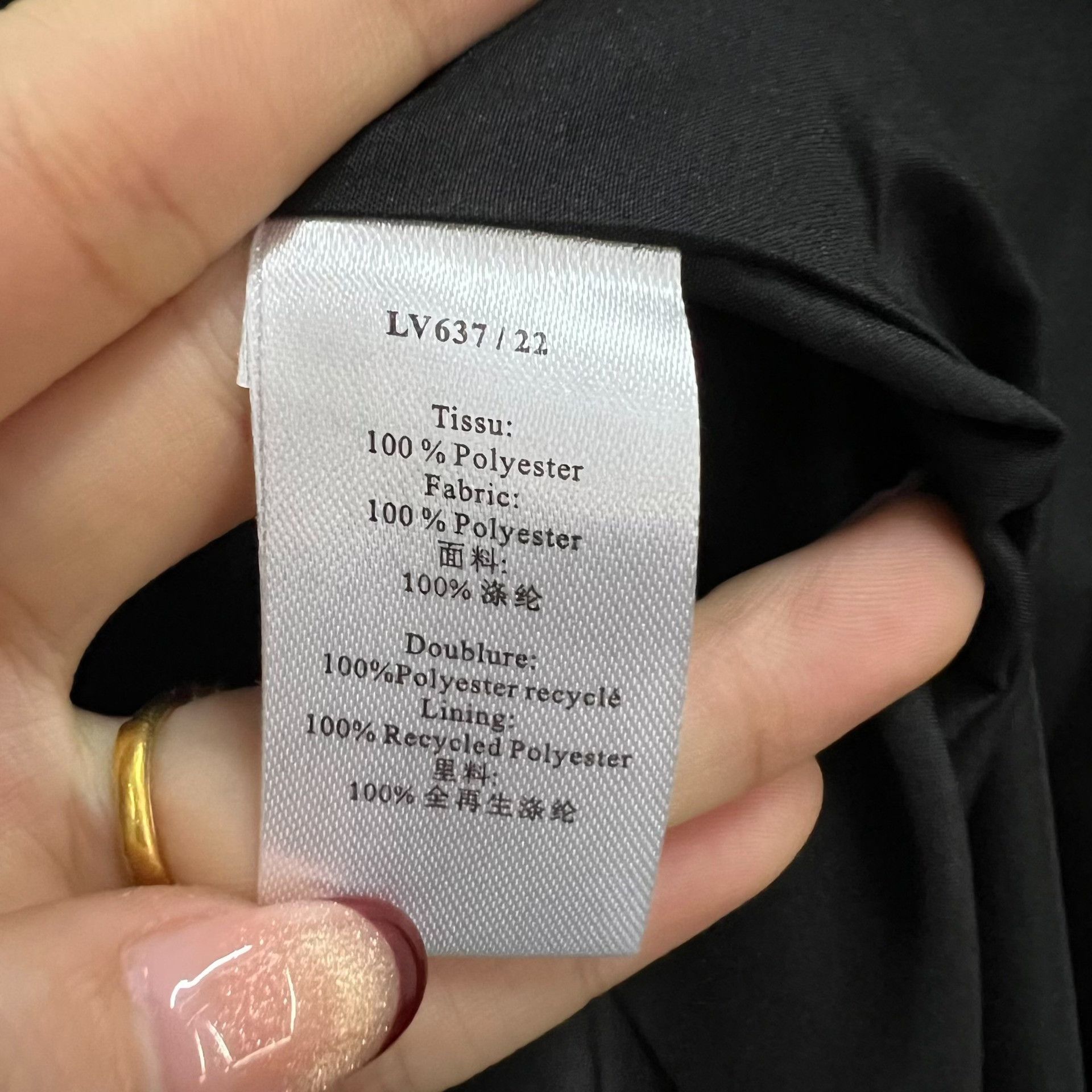 Louis Vuitton Louis Vuitton Black Dress fr_32 Women Size XXS / US 00 / IT 34 - 4 Thumbnail