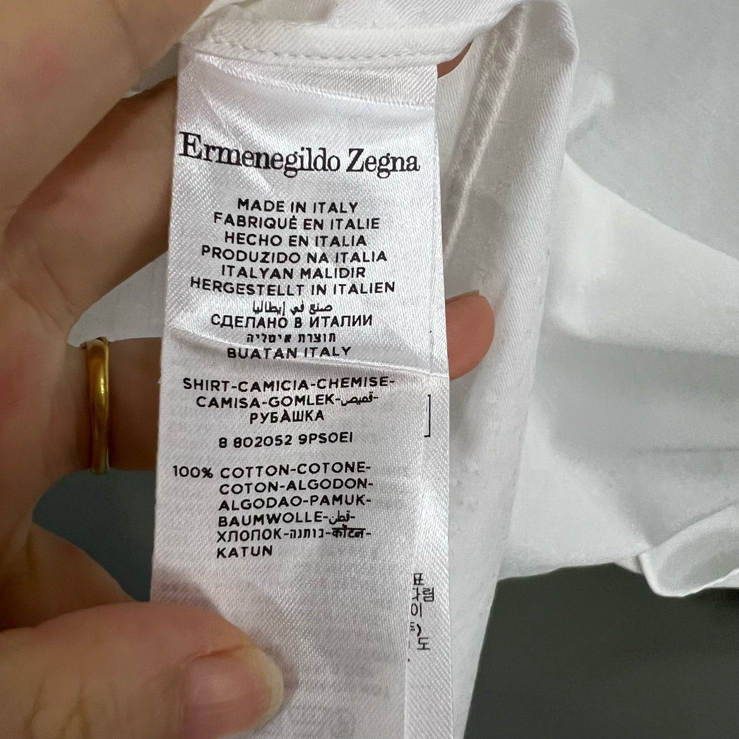 Ermenegildo Zegna Ermenegildo Zegna White Shirt xs Men Size US XS / EU 42 / 0 - 5 Thumbnail