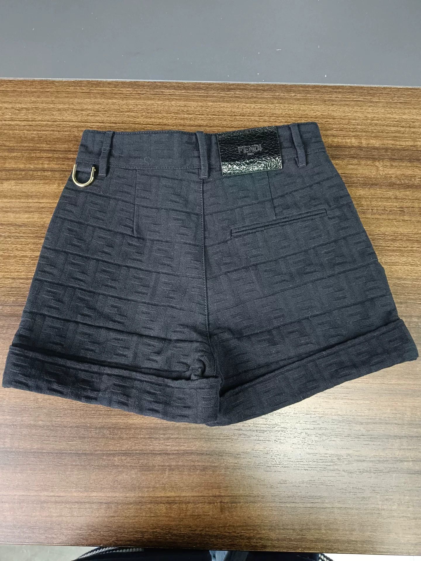 Fendi Fendi Monogram FF Shorts IT 36 Size 25" / US 0 / IT 36 - 4 Thumbnail