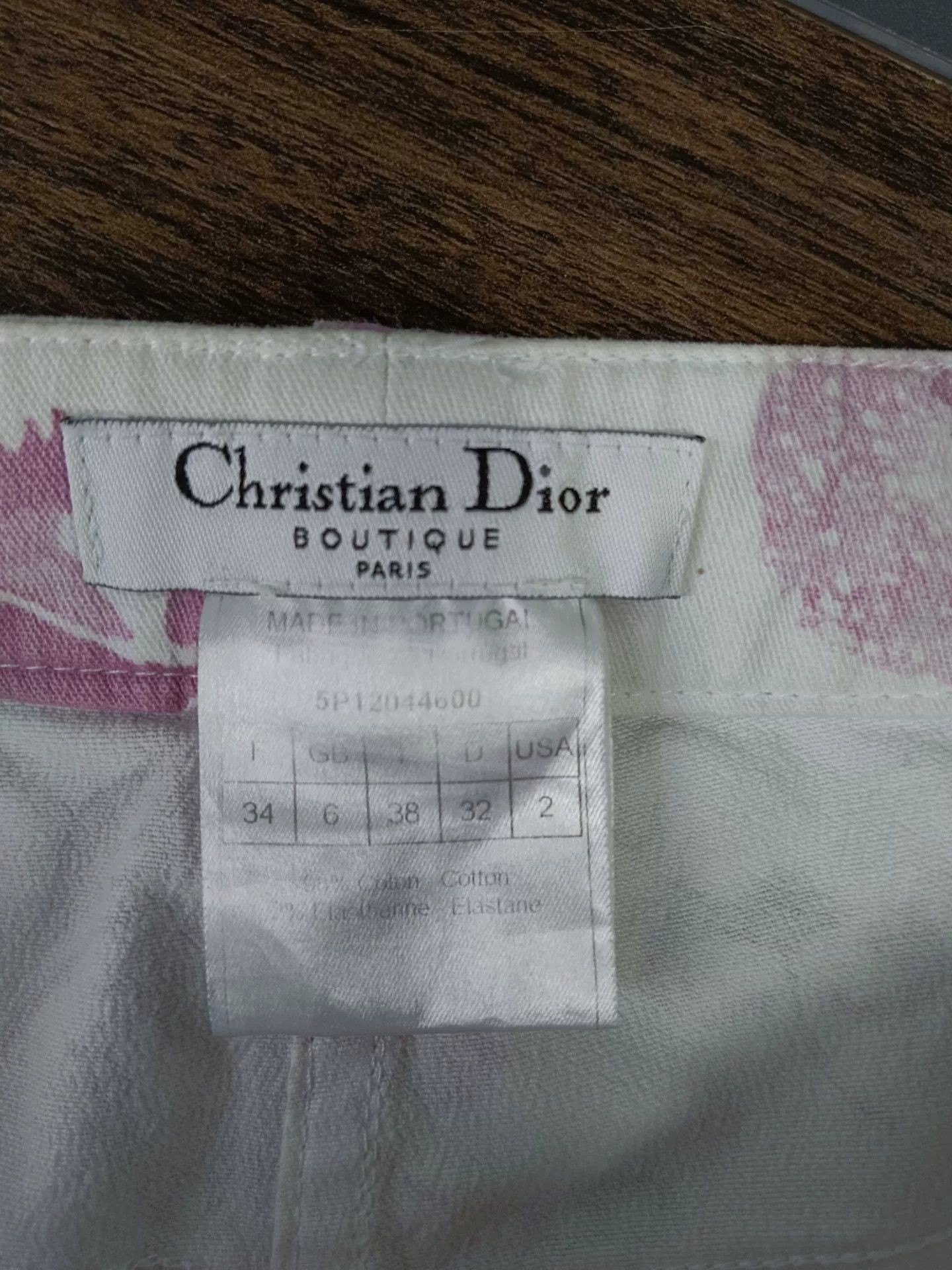 Dior Dior Pink Pansy Oblique Monogram Jeans 34 Size 25" / US 0 / IT 36 - 3 Thumbnail