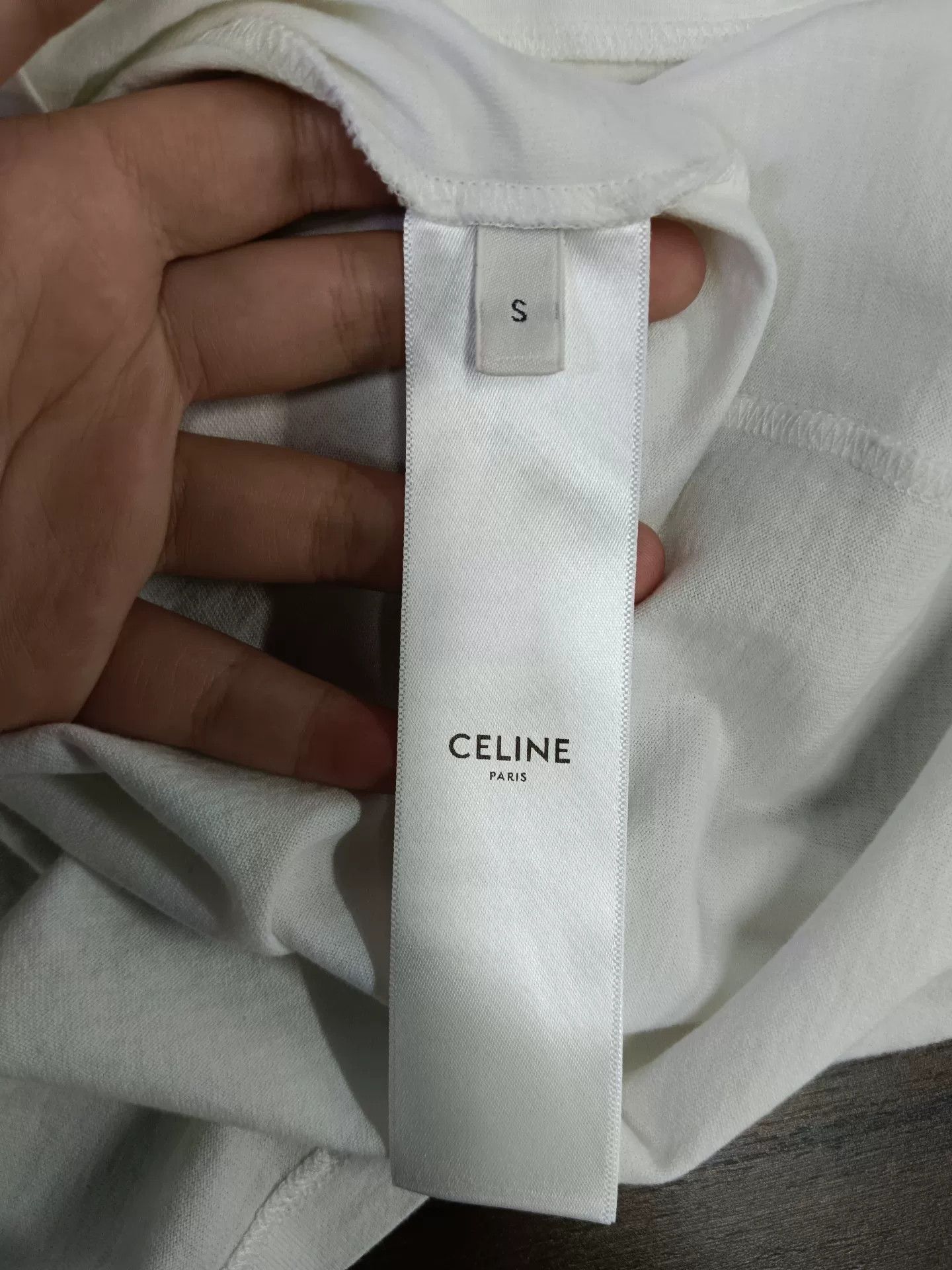 Celine CELINE Ringer Logo T-Shirt Size S Size US S / EU 44-46 / 1 - 5 Thumbnail