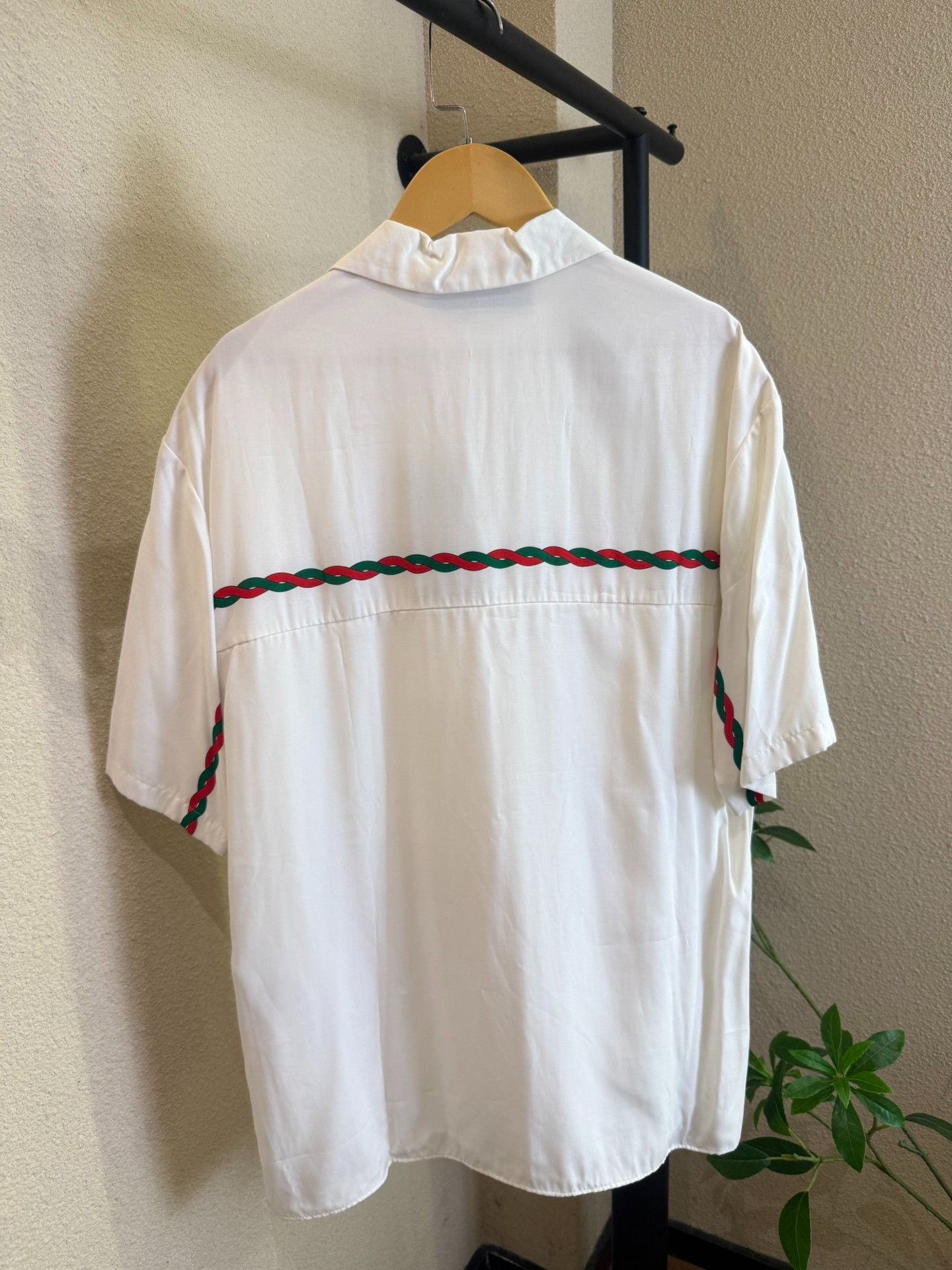Gucci Gucci Web Stripe GG Short Sleeve Shirt 44 Size US S / EU 44-46 / 1 - 3 Thumbnail
