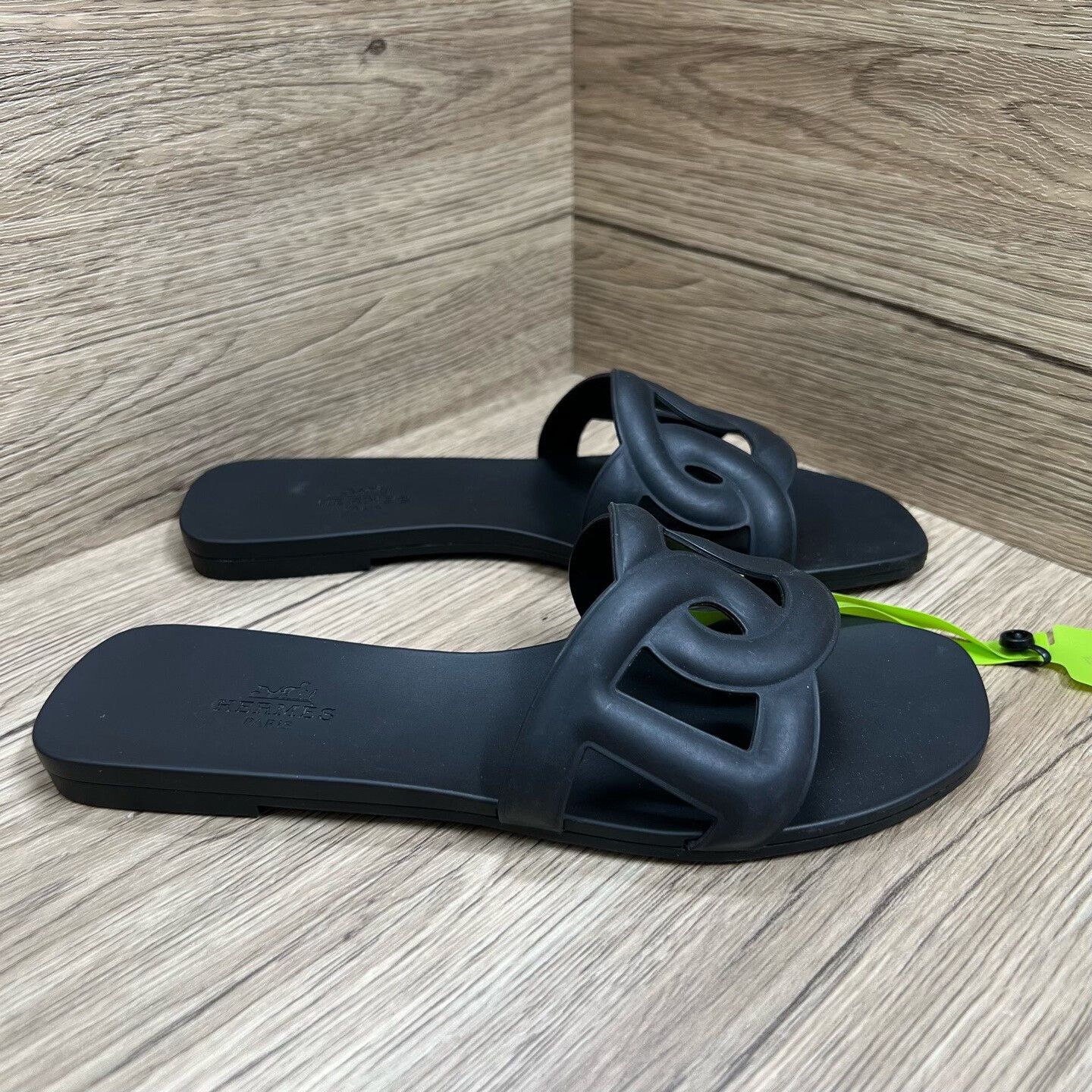 Hermes Hermes Black Sandals us_6 Women Size US 6 / IT 36 - 3 Thumbnail