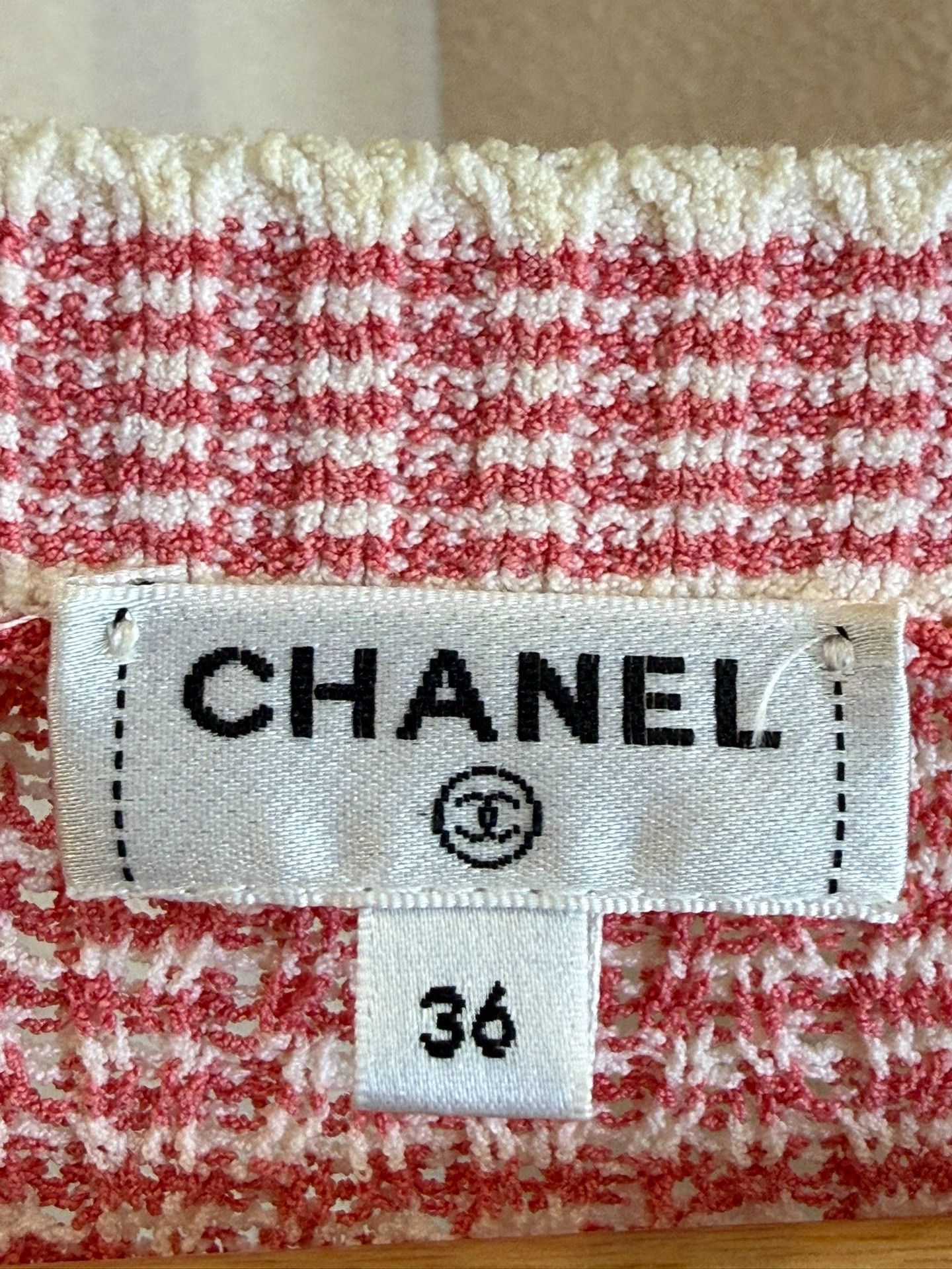 Chanel Chanel Striped Knit CC Button Cardigan Size 36 Size XS / US 0-2 / IT 36-38 - 5 Thumbnail