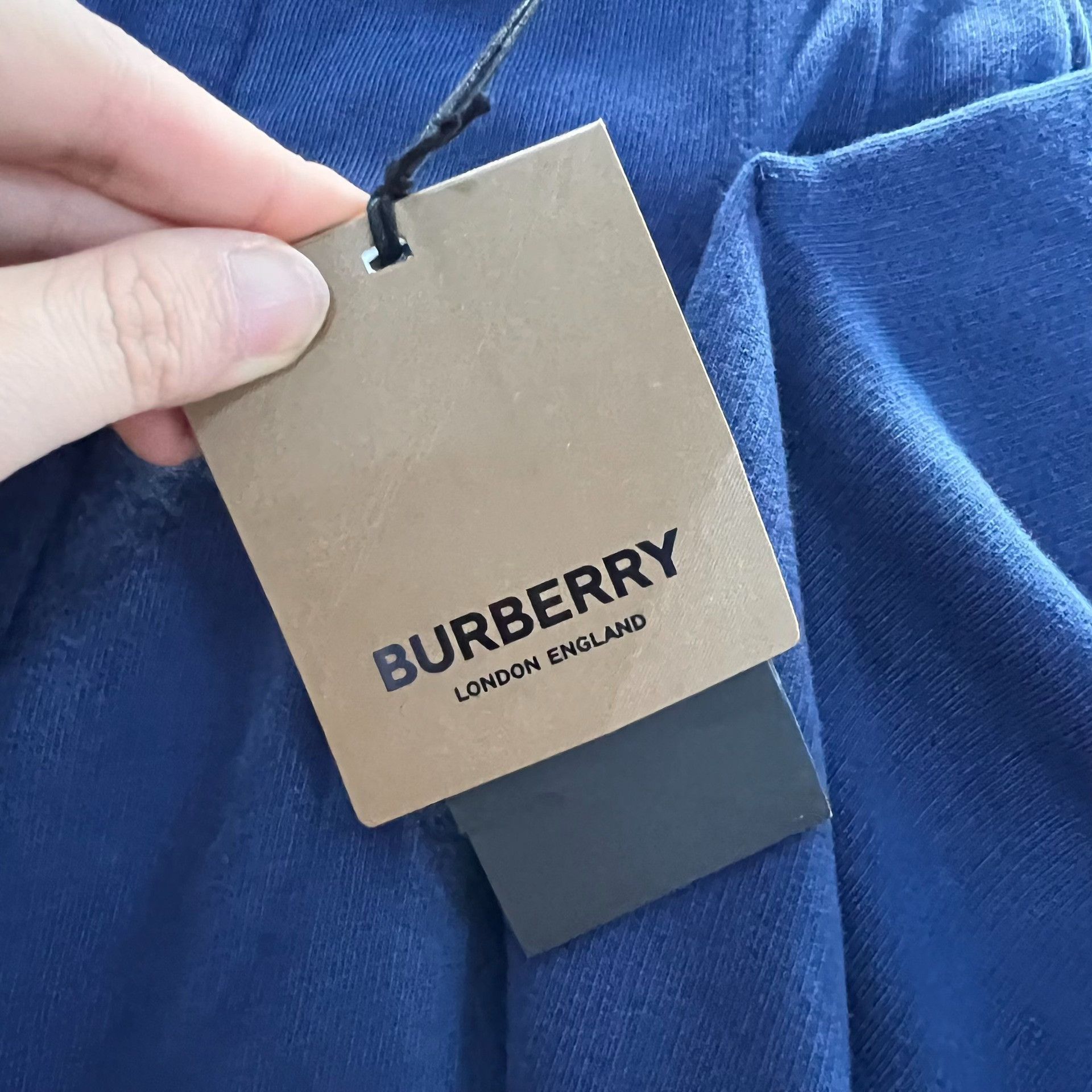 Burberry Burberry High-Waist Blue Casual Pants 44 Men Size US 44 / EU 60 - 3 Thumbnail