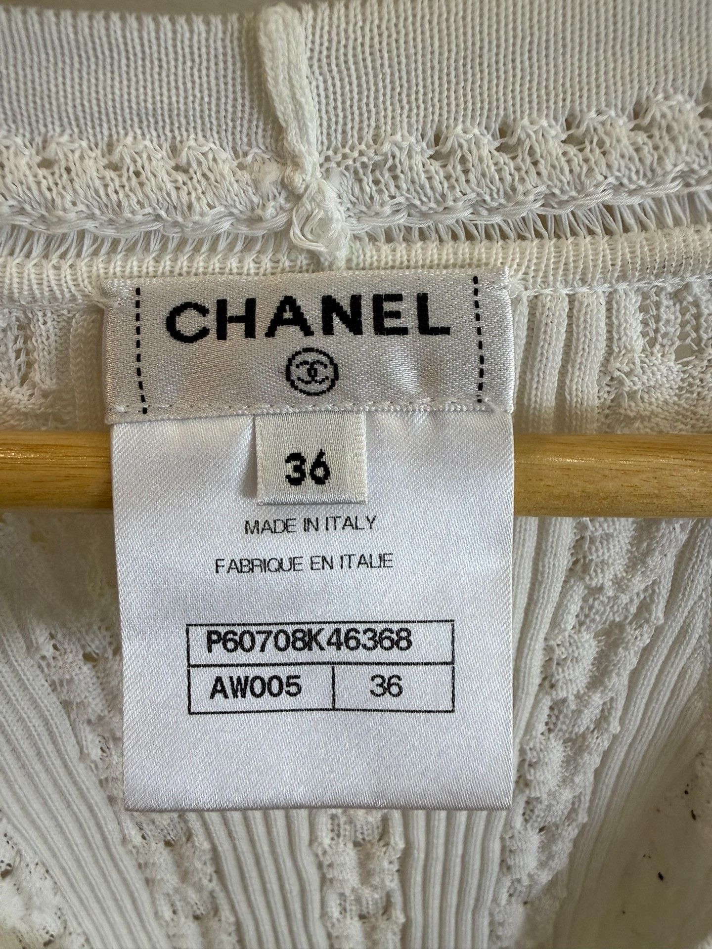 Chanel Chanel Open-Knit Cotton Cardigan Size 36 Size XS / US 0-2 / IT 36-38 - 4 Thumbnail