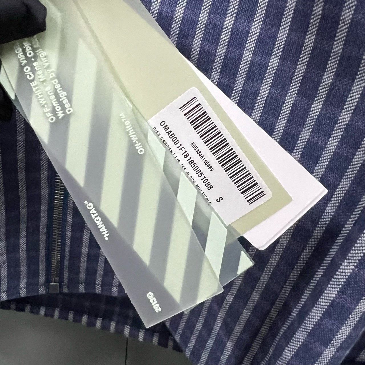 Off-White Off-White Striped Blue Light Jacket xs Men Size US XS / EU 42 / 0 - 5 Thumbnail