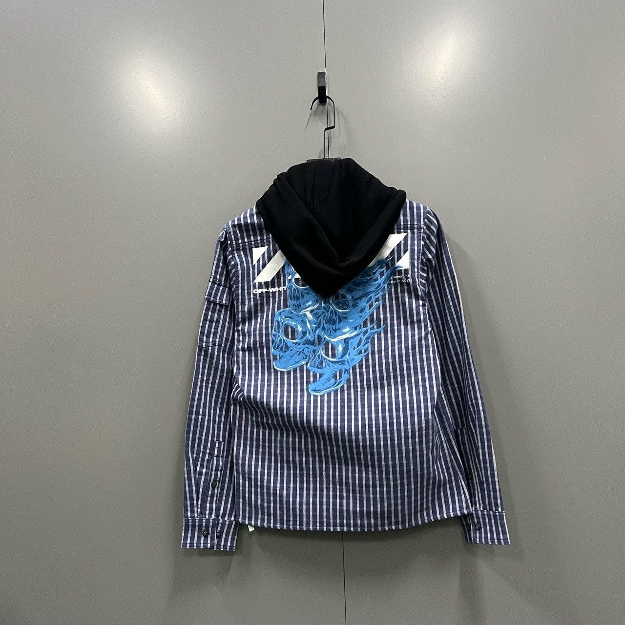 Off-White Off-White Striped Blue Light Jacket xs Men Size US XS / EU 42 / 0 - 2 Thumbnail