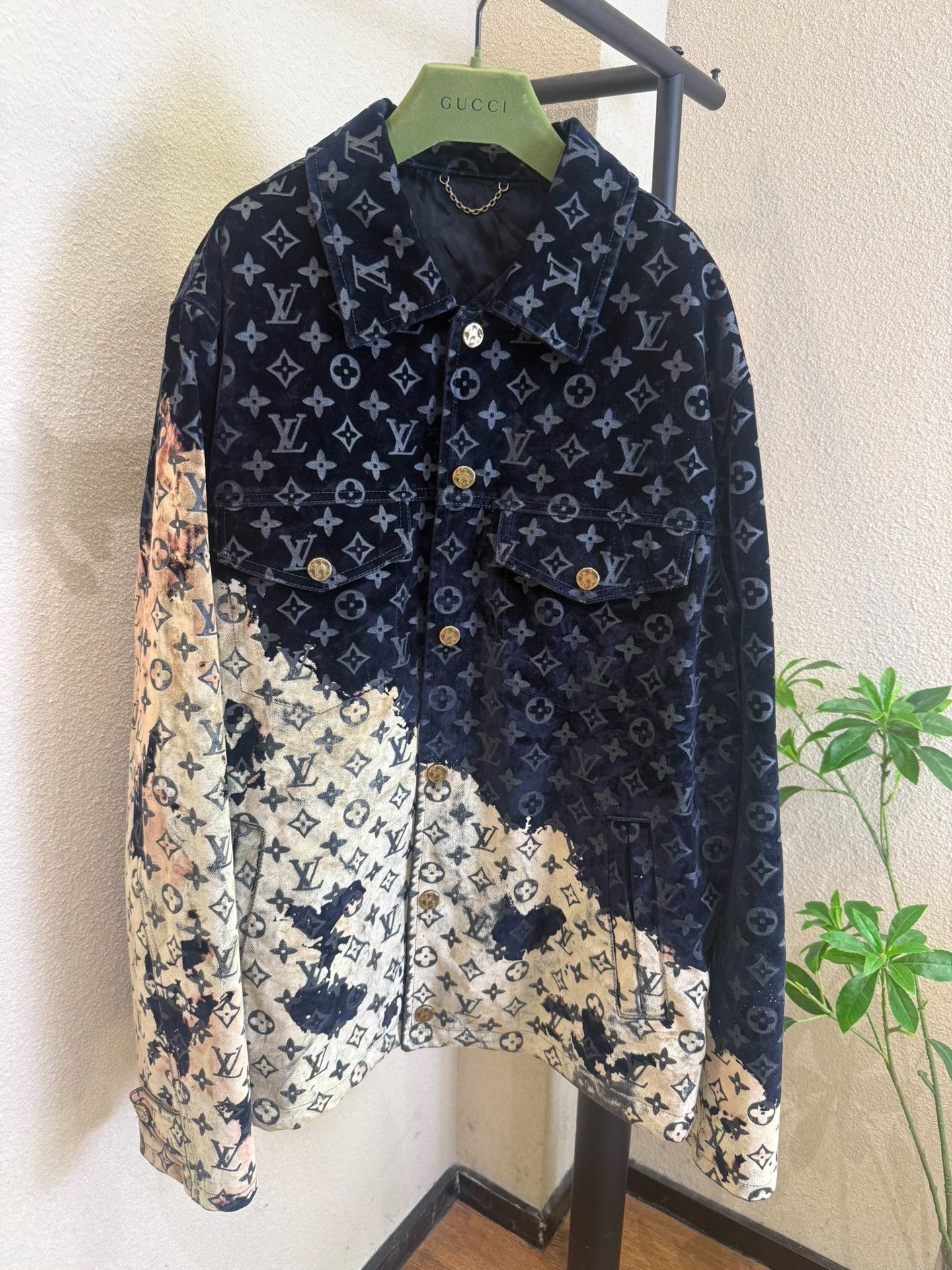 Louis Vuitton Louis Vuitton Monogram Sunset Denim Jacket Size 52 Size US L / EU 52-54 / 3 - 2 Thumbnail
