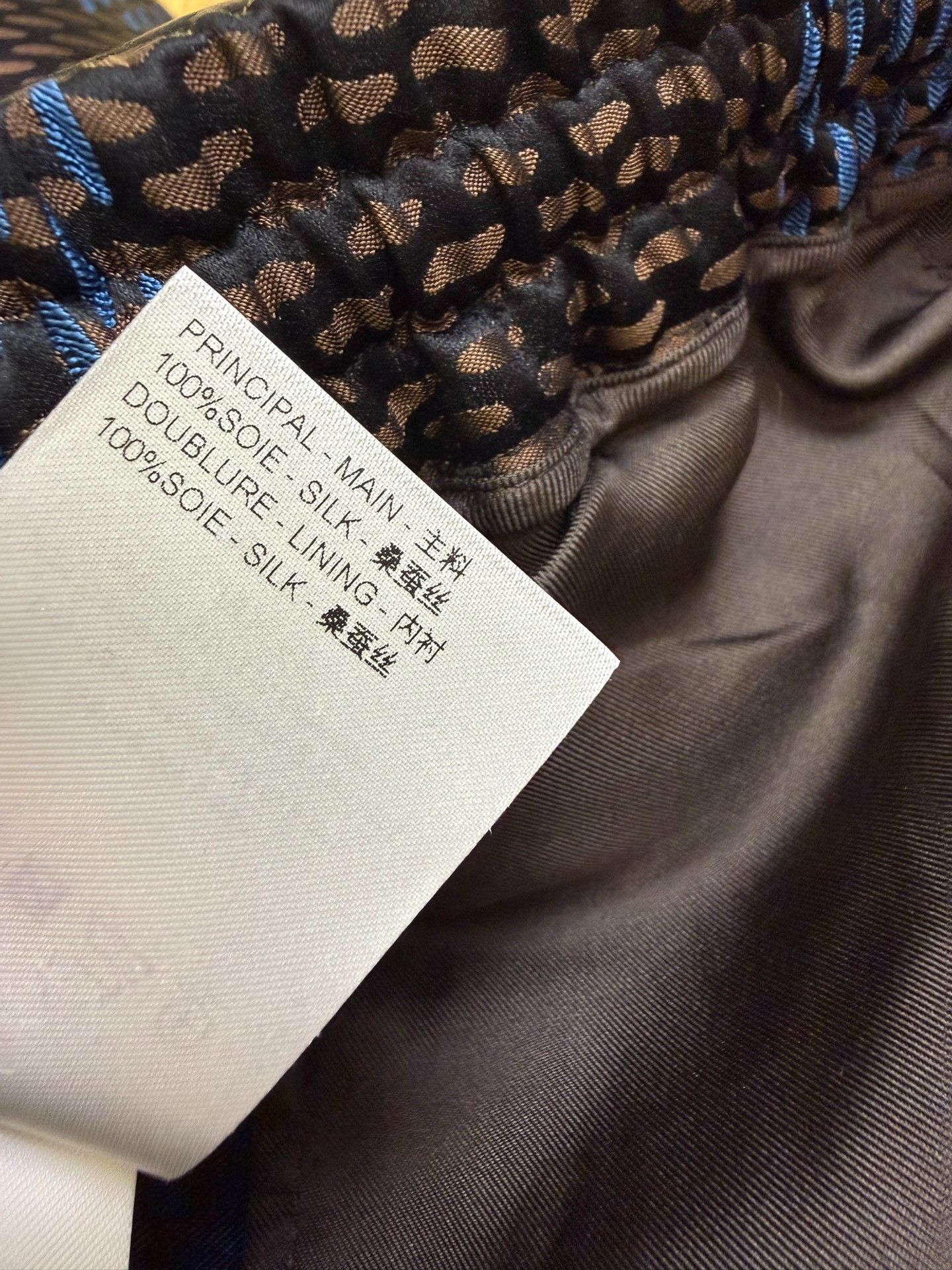 Louis Vuitton Louis Vuitton Damier Silk Drawstring Trousers 52 Size US 36 / EU 52 - 9 Thumbnail