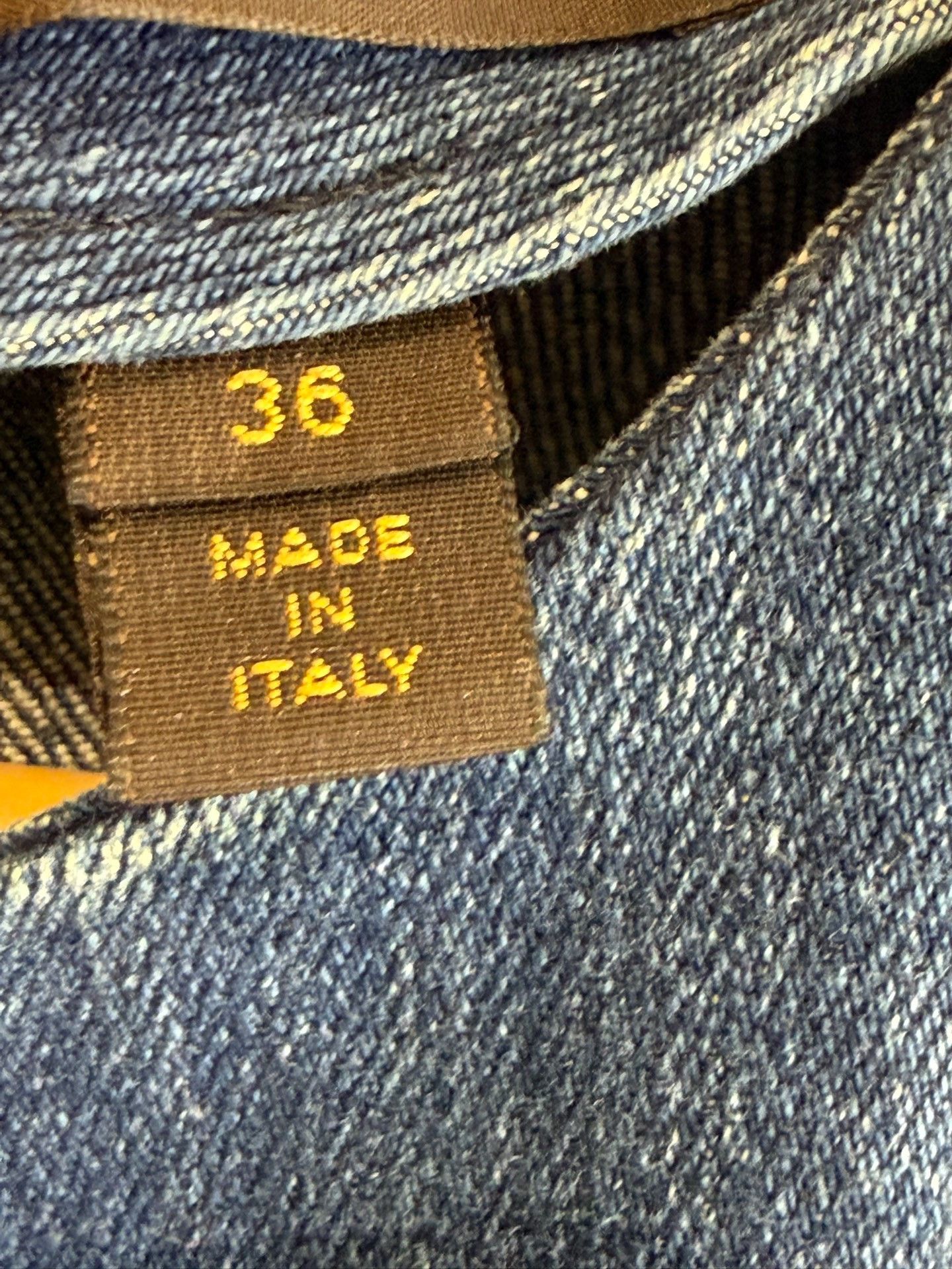 Louis Vuitton Louis Vuitton Monogram Patchwork Denim Dress 36 Size XS / US 0-2 / IT 36-38 - 7 Thumbnail