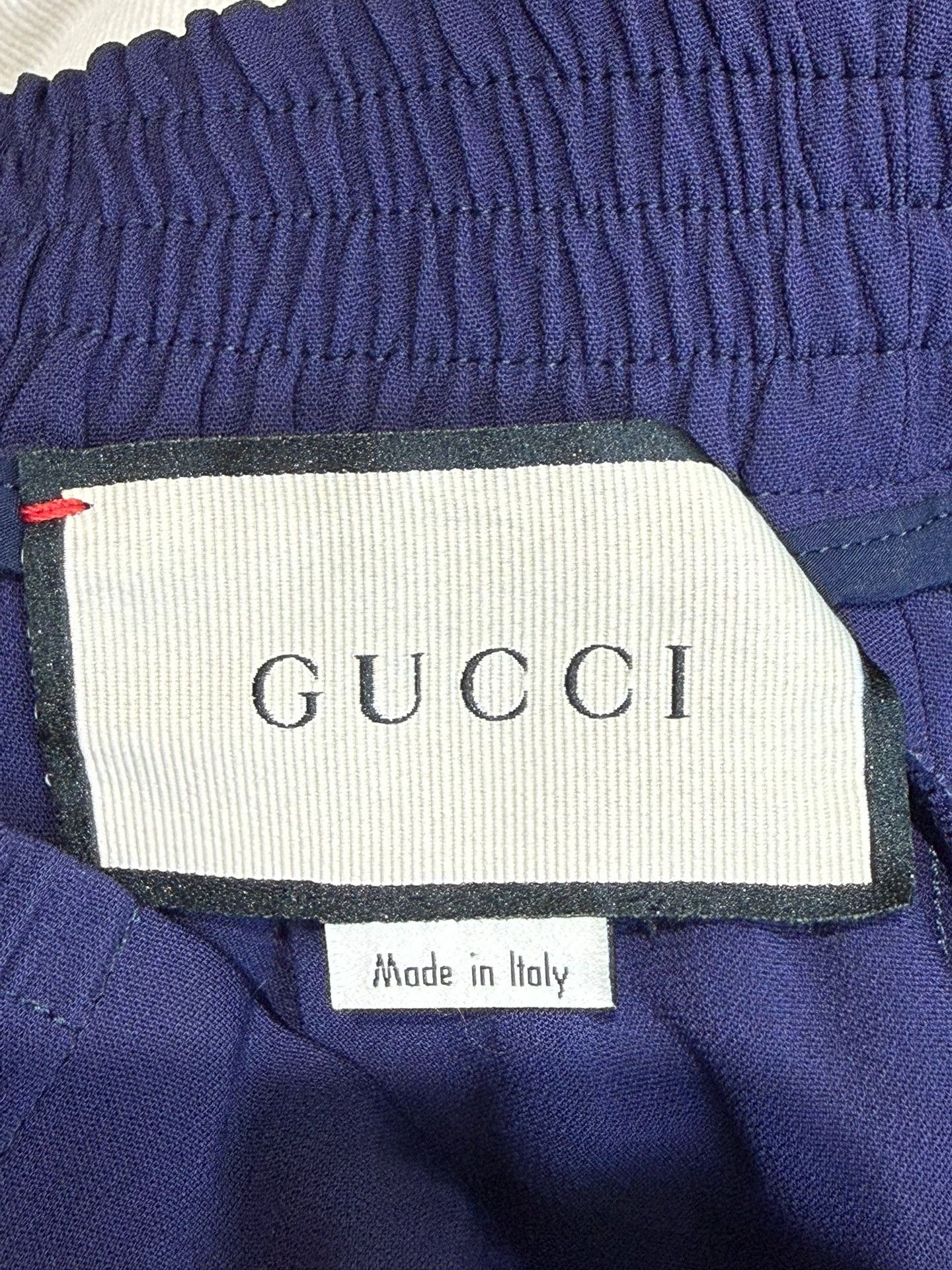 Gucci Gucci Navy Viscose Jogger Pants IT 36 Size 25" / US 0 / IT 36 - 5 Thumbnail
