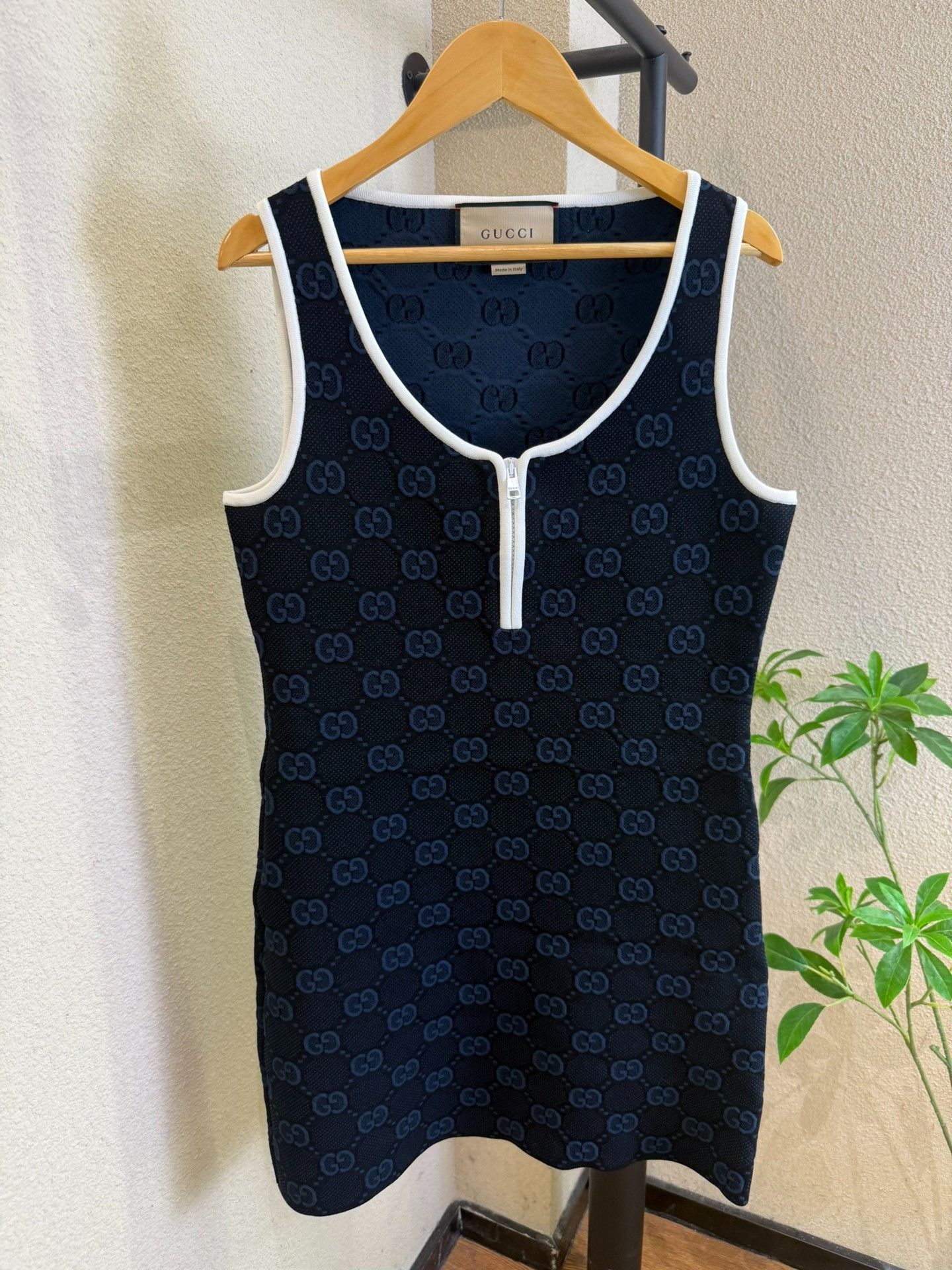 Gucci Gucci GG Monogram Zip Mini Dress S Size S / US 4 / IT 40 - 2 Thumbnail