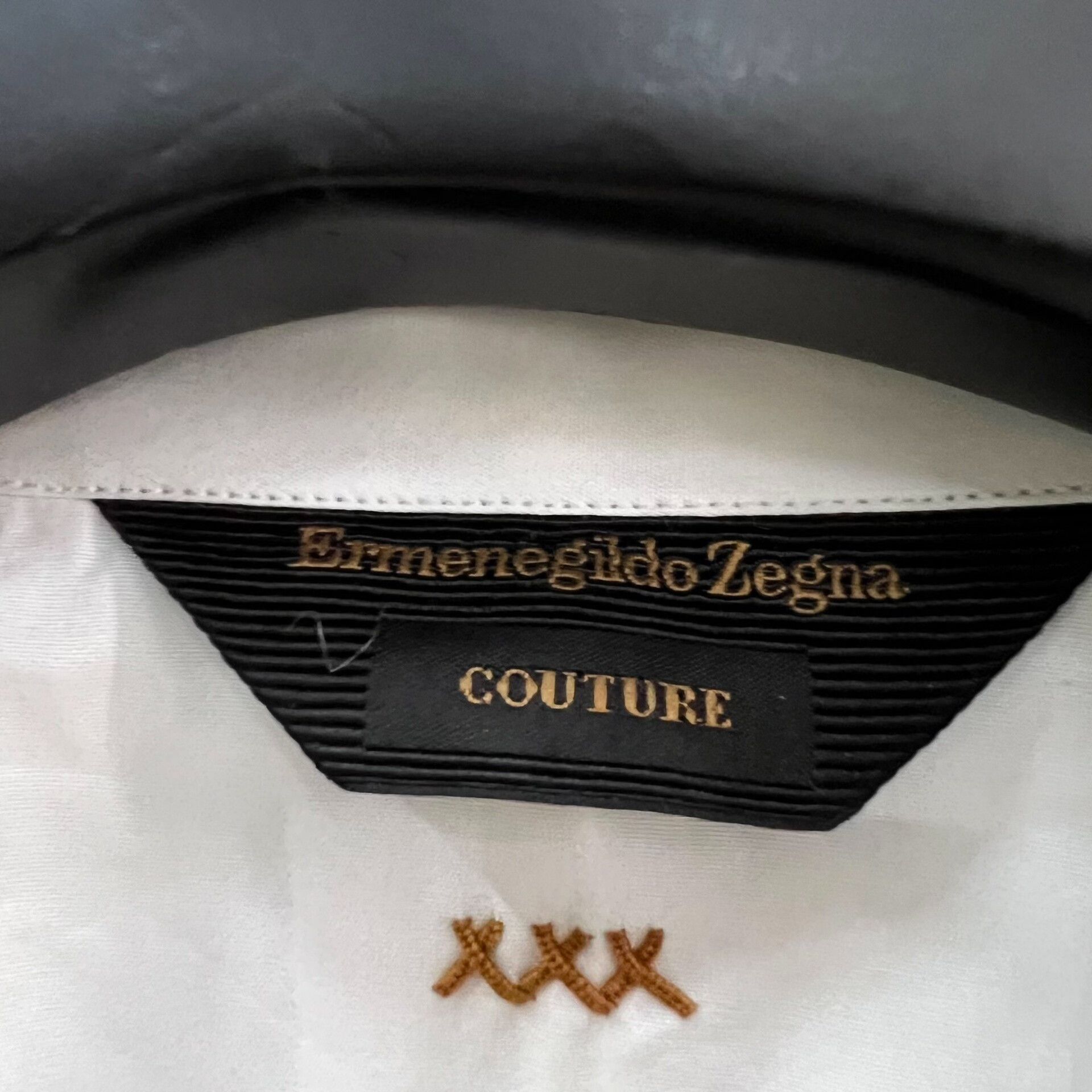 Ermenegildo Zegna Ermenegildo Zegna Patchwork White Shirt xxs Men Size US XXS / EU 40 - 3 Thumbnail