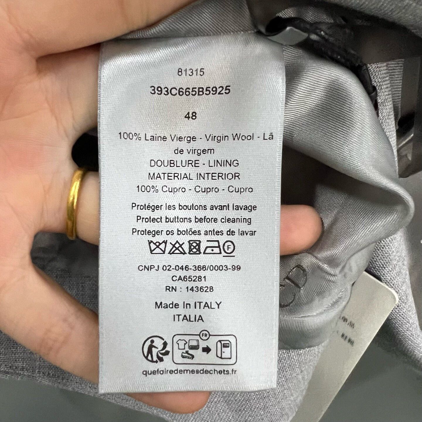 Dior Dior Gray Jacket it_48 Women Size XL / US 12-14 / IT 48-50 - 5 Thumbnail
