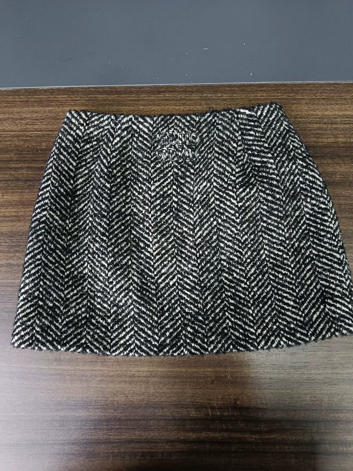 Miu Miu Miu Miu Herringbone Mini Skirt IT 40 Size 27" / US 4 / IT 40 - 5 Thumbnail