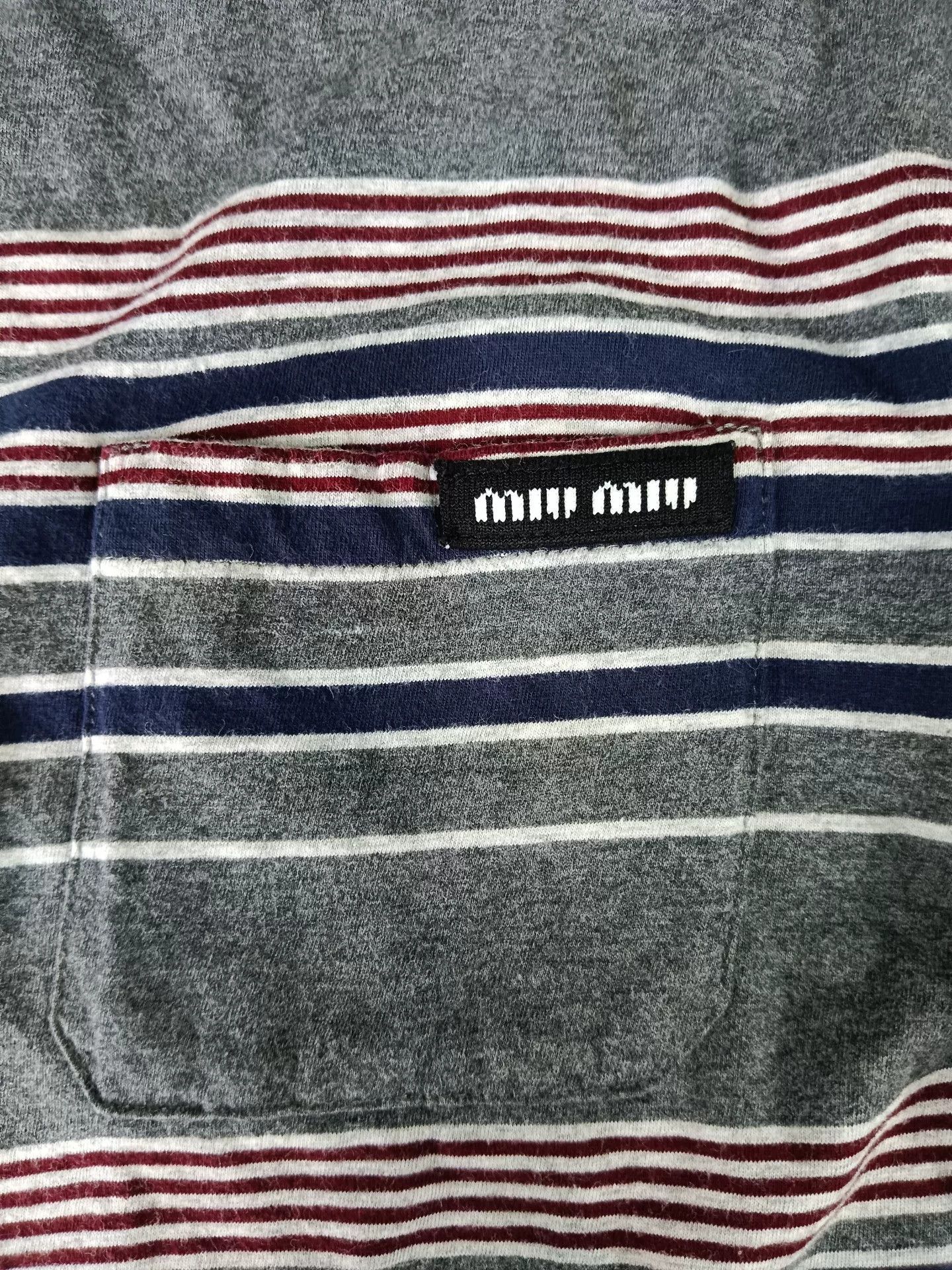 Miu Miu Miu Miu Striped Long Sleeve T-Shirt XS Size XS / US 0-2 / IT 36-38 - 3 Thumbnail