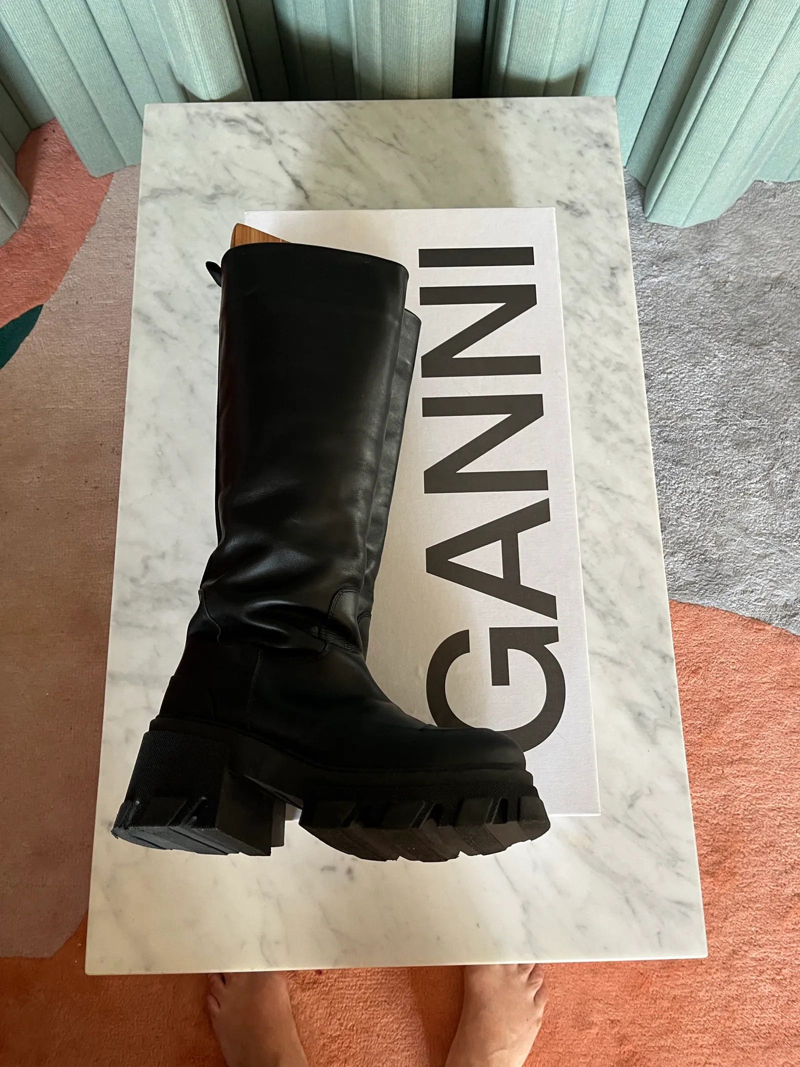Ganni Ganni S1649 Boots Size US 10 / IT 40 - 2 Thumbnail