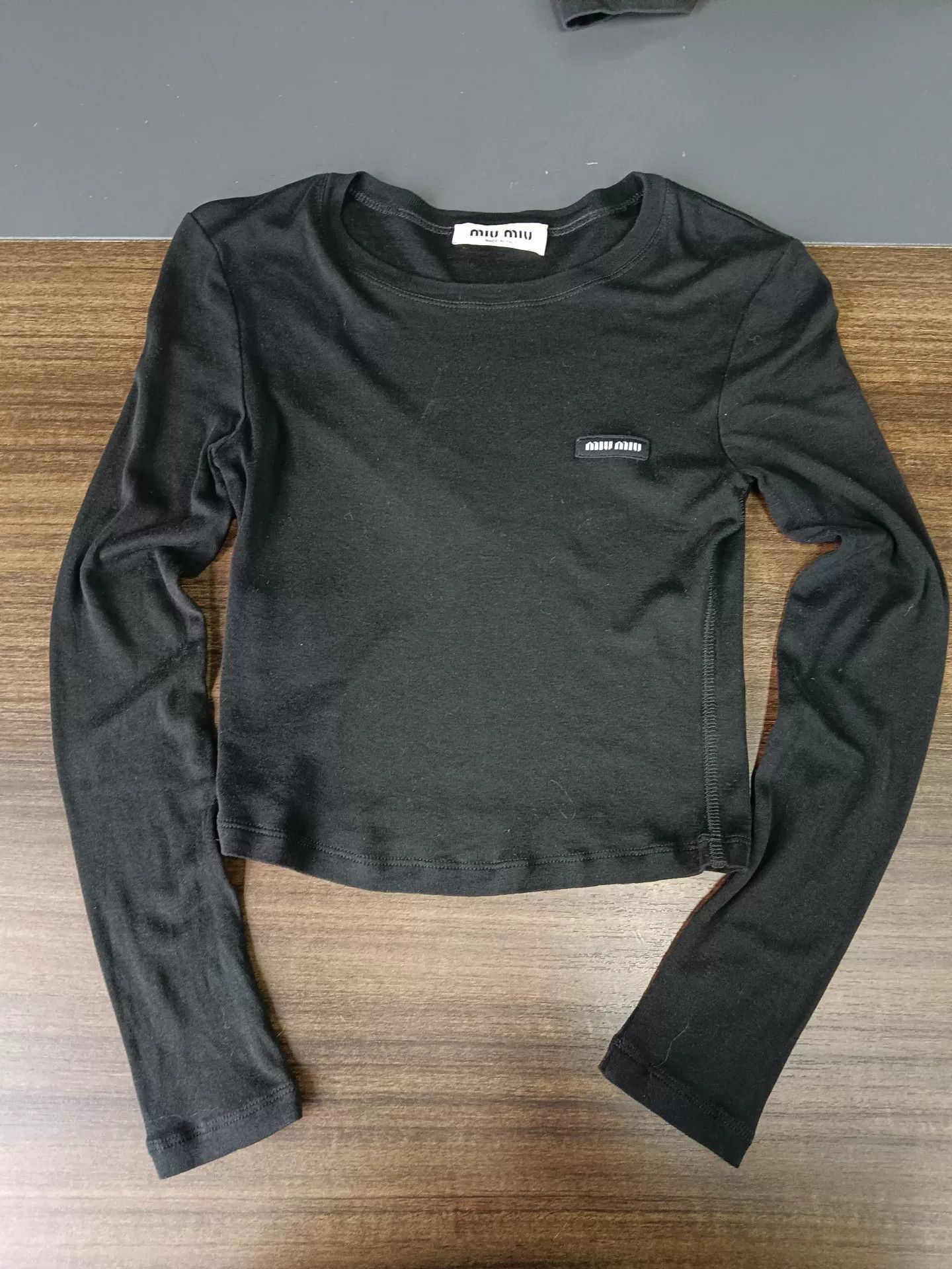 Miu Miu Miu Miu Silk Long Sleeve Top IT 36 Size XS / US 0-2 / IT 36-38 - 2 Thumbnail